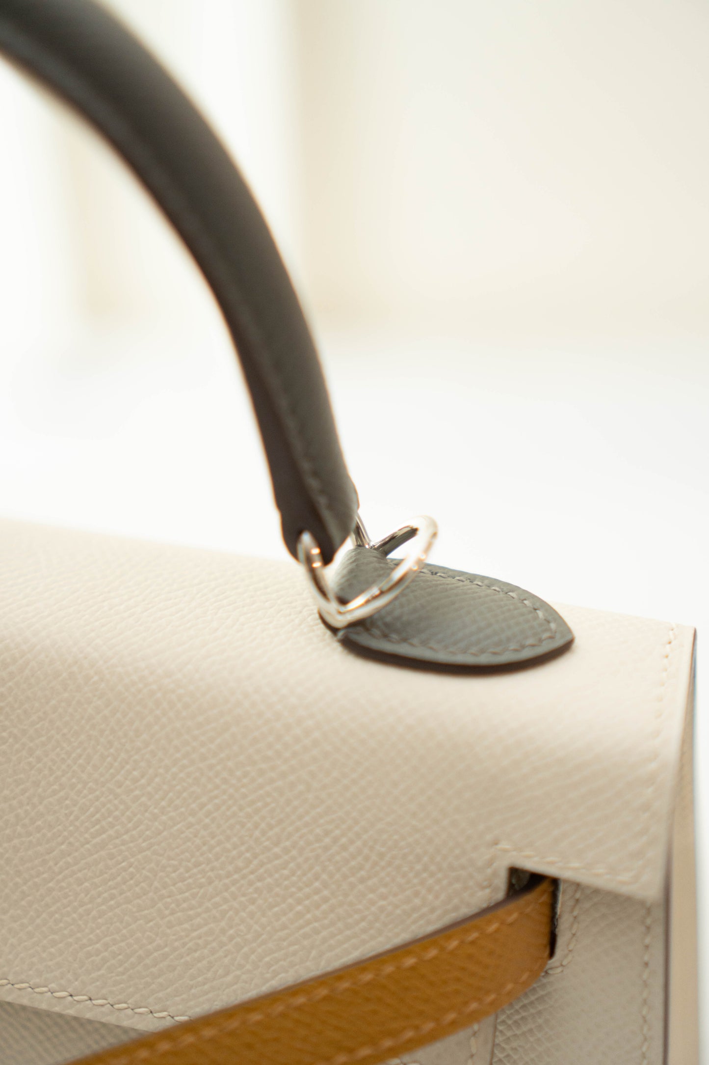 KL 25 Sellier in a stunning tri-color Epsom leather