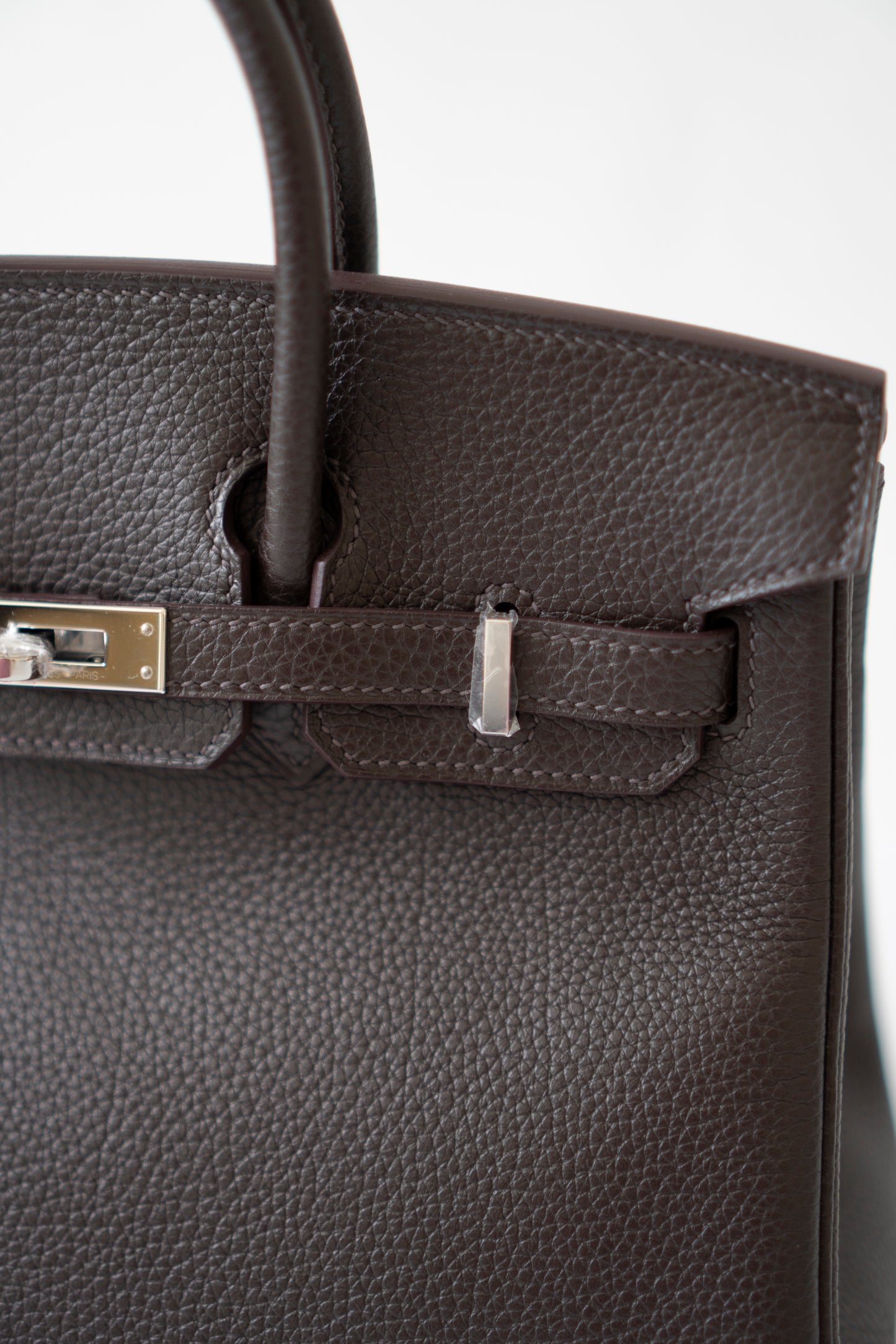 Birkin 25 – Ebene Togo Leather with Palladium Hardware