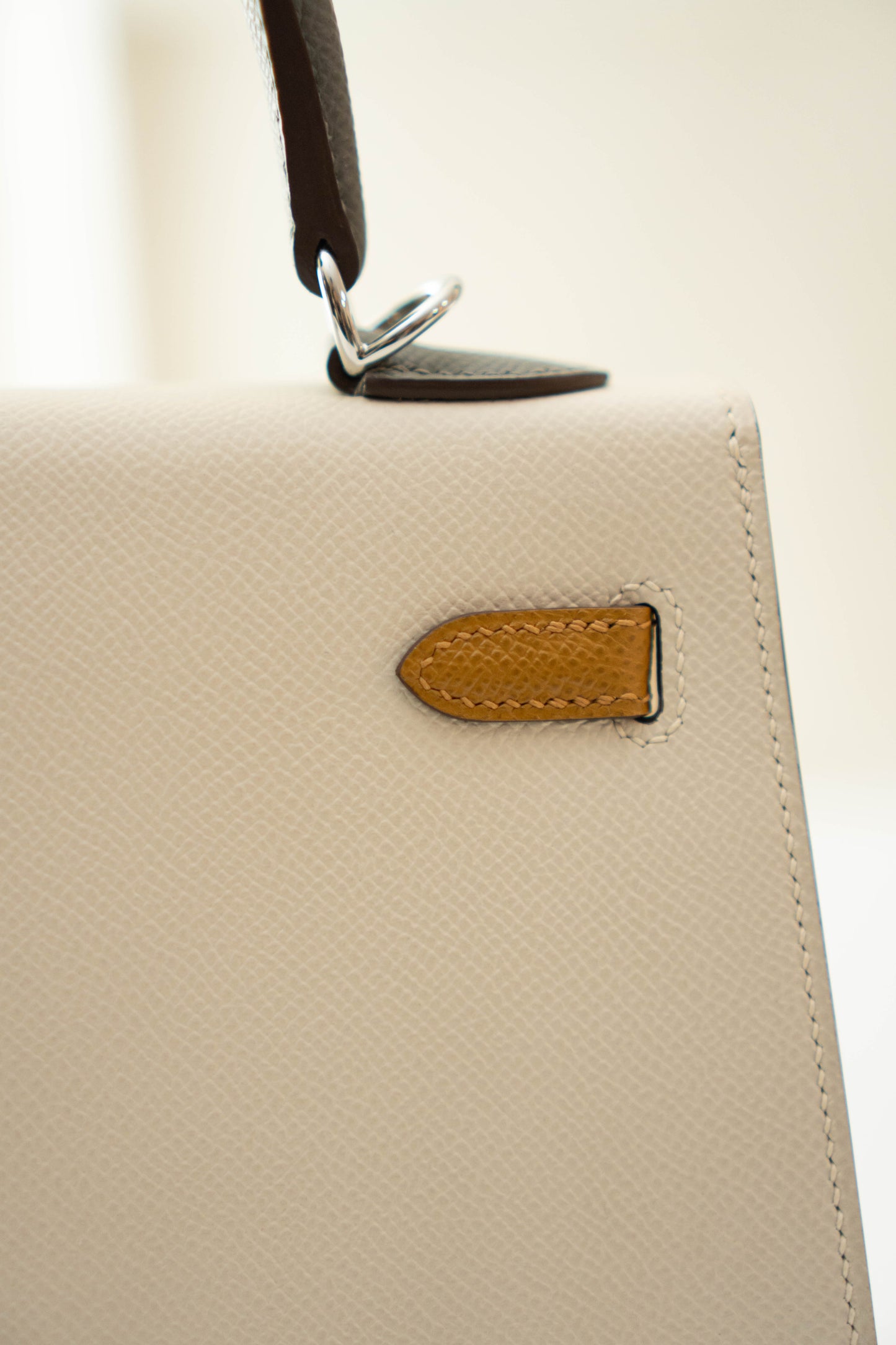 KL 25 Sellier in a stunning tri-color Epsom leather