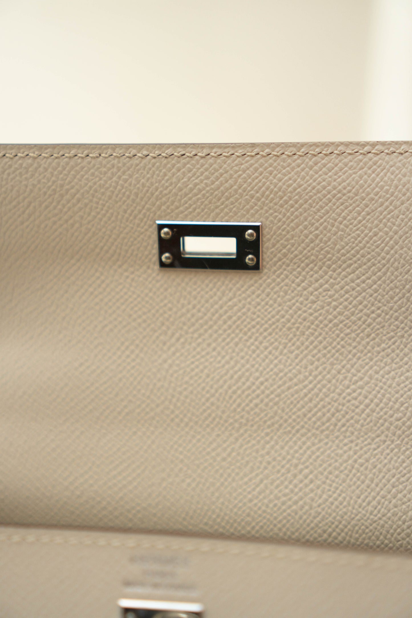 KL 25 Sellier in a stunning tri-color Epsom leather