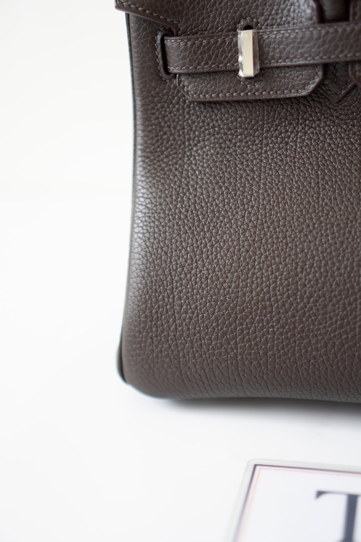 Birkin 25 – Ebene Togo Leather with Palladium Hardware