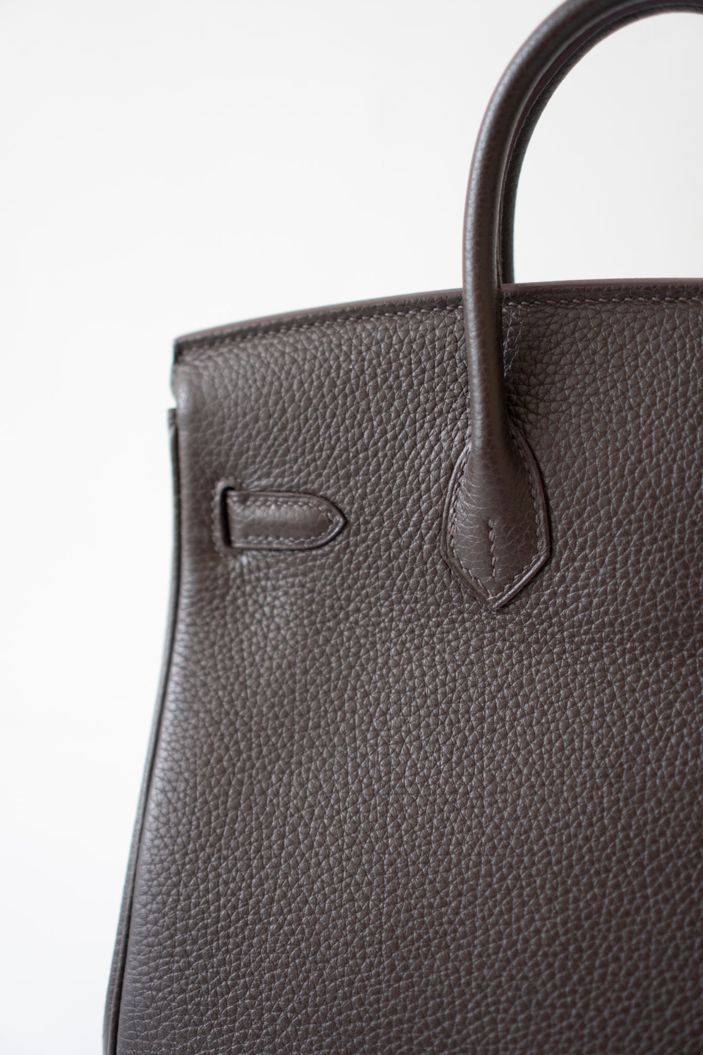 Birkin 25 – Ebene Togo Leather with Palladium Hardware