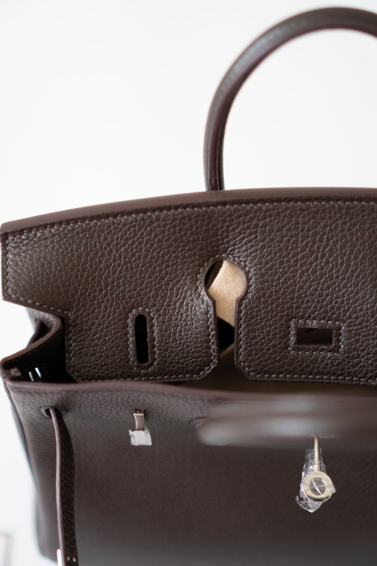 Birkin 25 – Ebene Togo Leather with Palladium Hardware