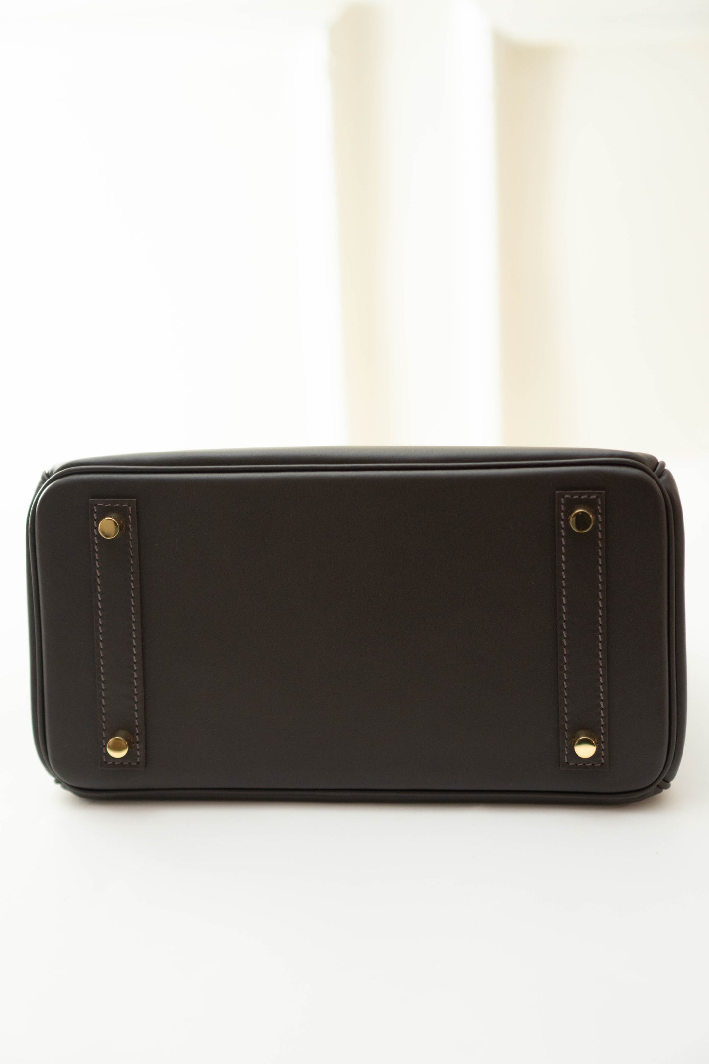 Birkin 25 in Ebene Permabrass Hardware