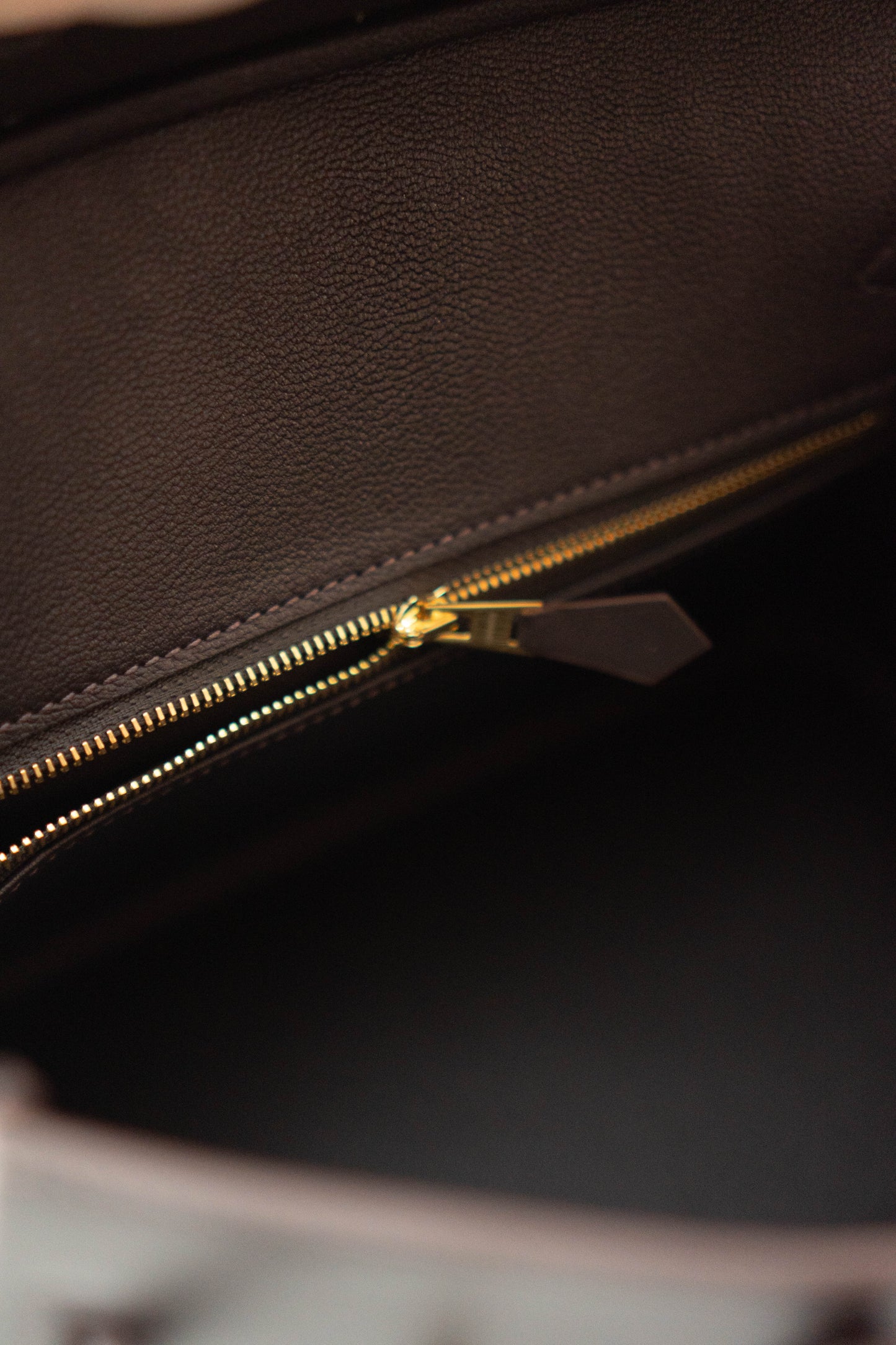 Birkin 25 in Ebene Permabrass Hardware