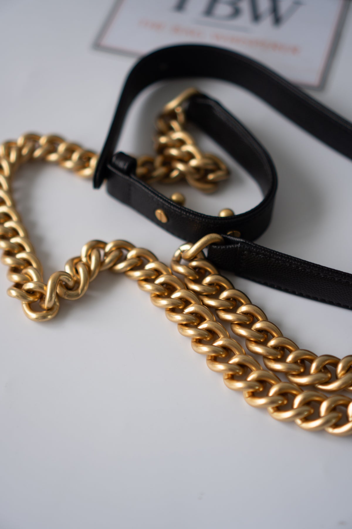 New Le Boy (28 cm)Medium – Black Caviar Leather with Brushed Gold Hardware