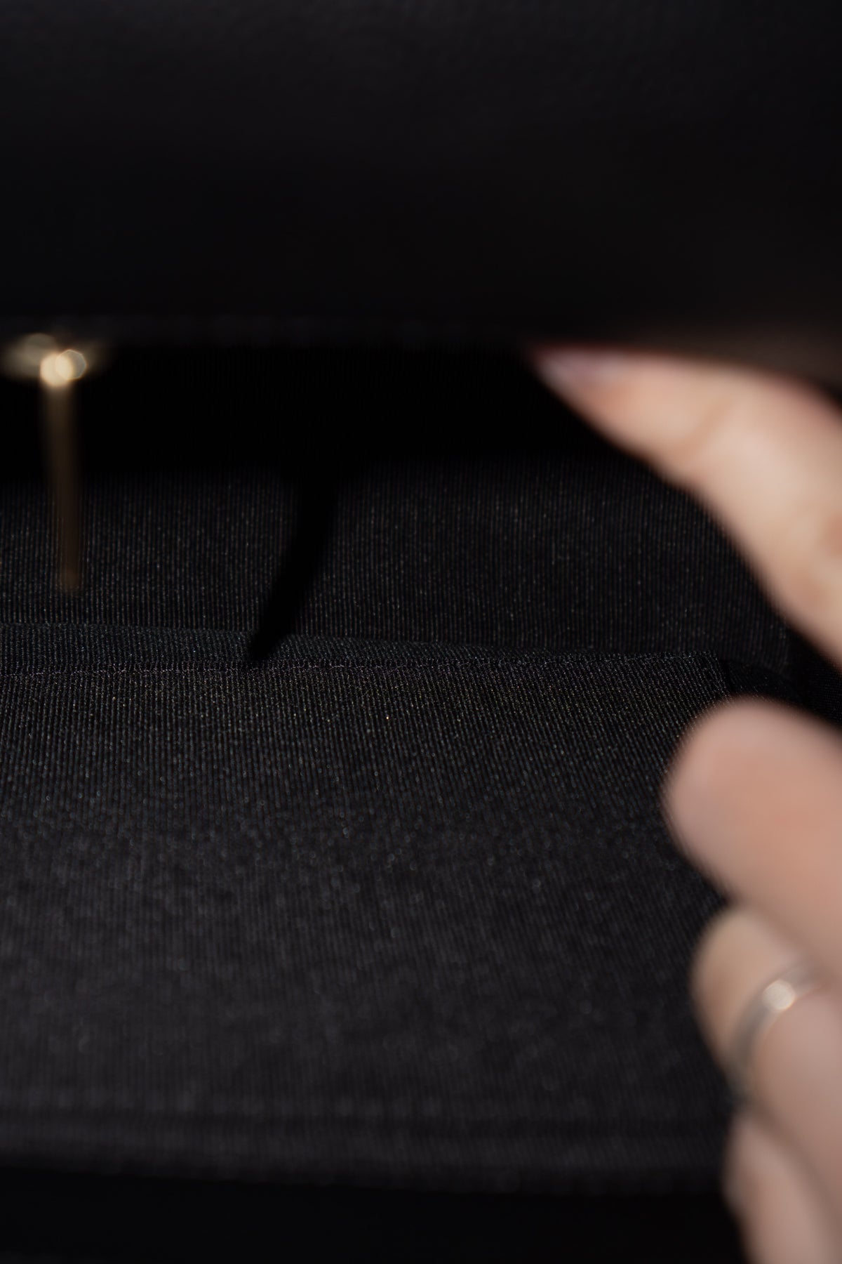 New Le Boy (28 cm)Medium – Black Caviar Leather with Brushed Gold Hardware