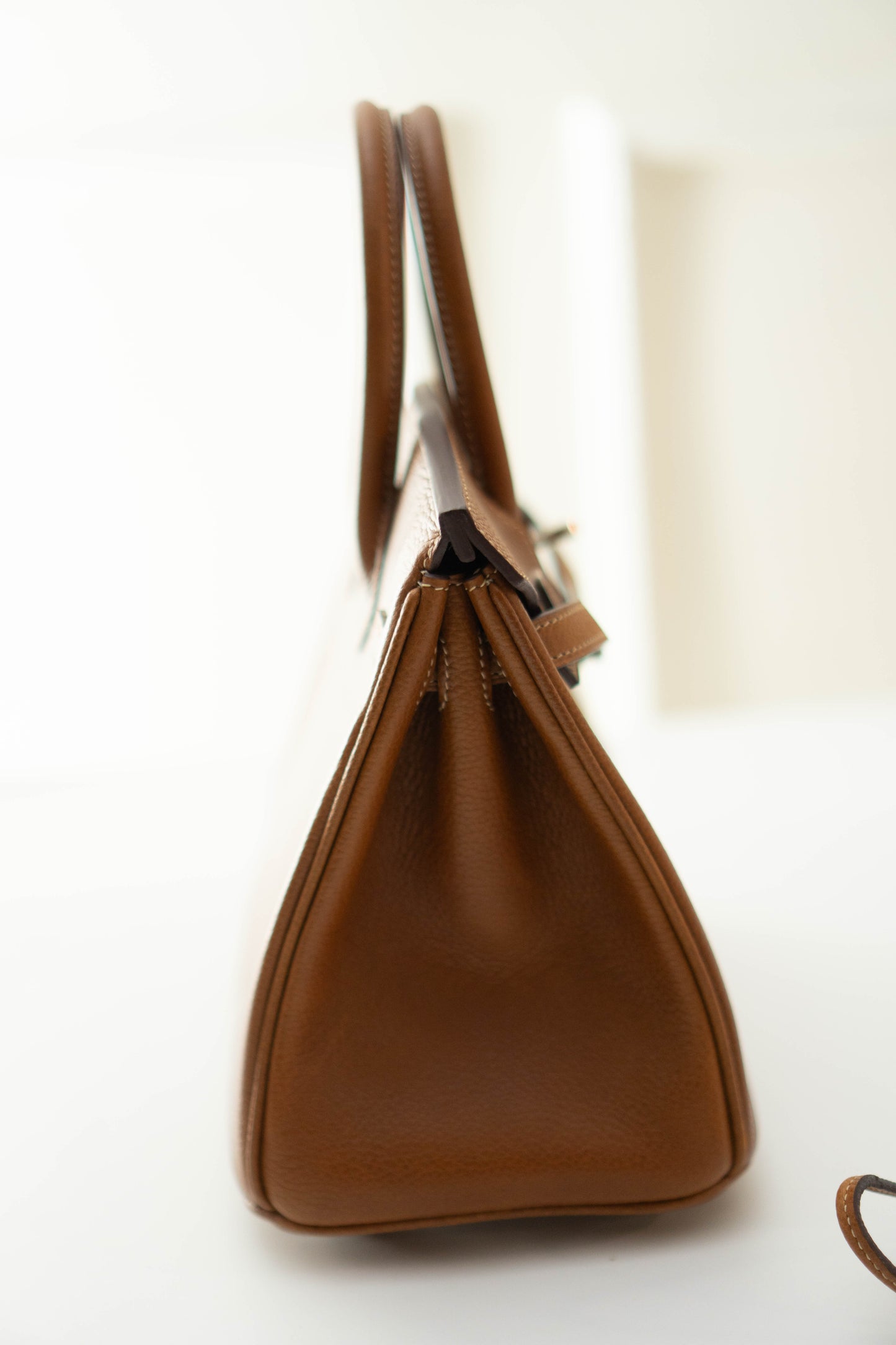 BK 25 in Gold Barenia leather and Palladium hardware