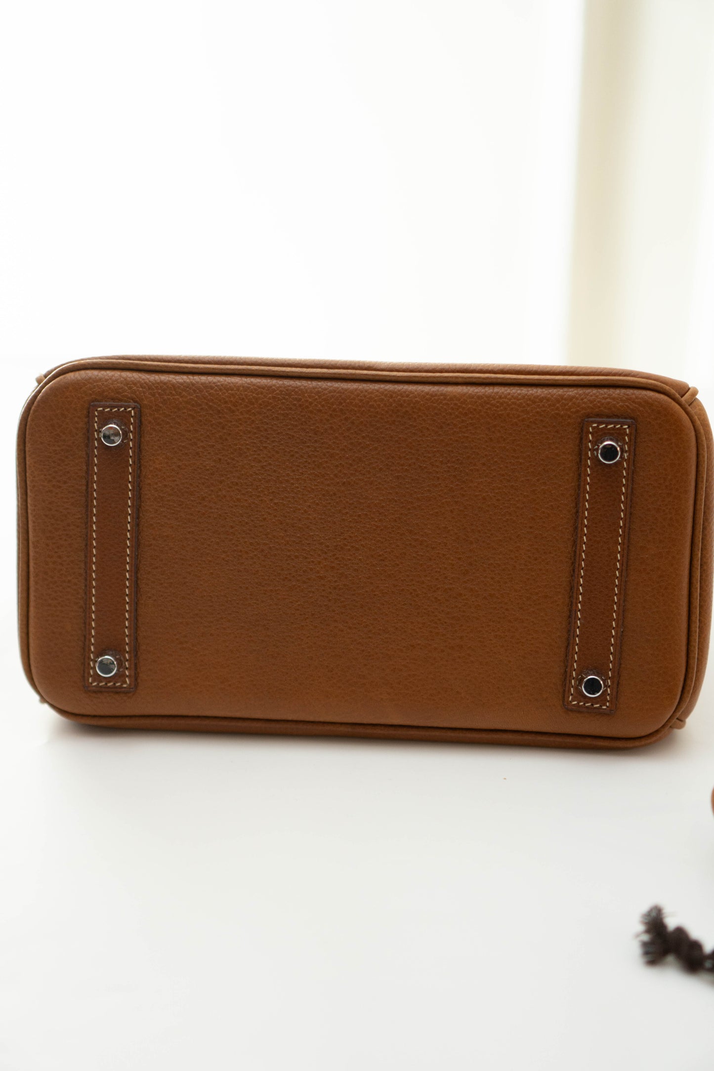 BK 25 in Gold Barenia leather and Palladium hardware