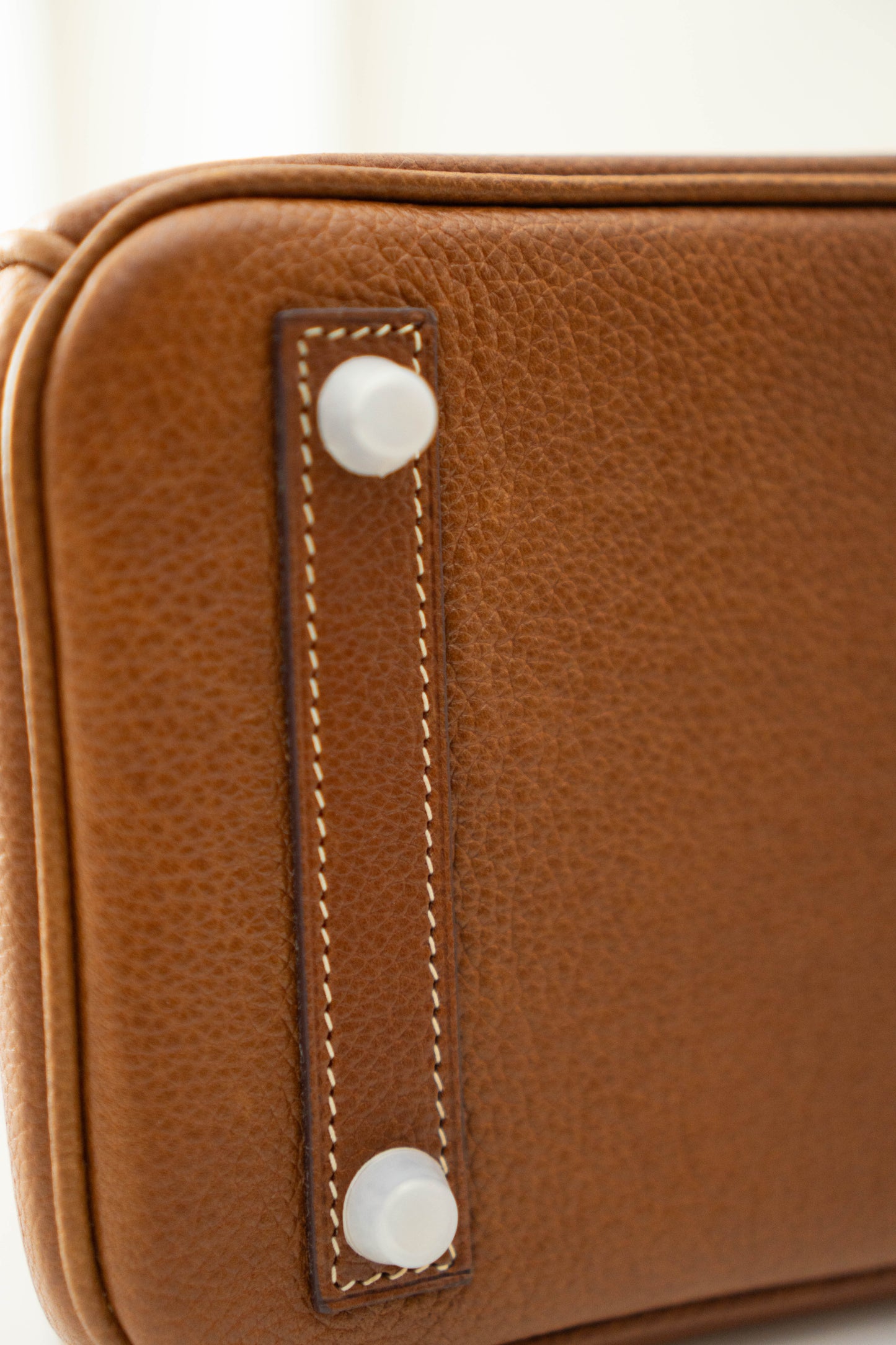 BK 25 in Gold Barenia leather and Palladium hardware