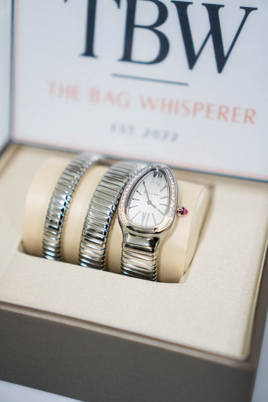 Serpenti Tubogas Watch – Double Spiral (Silver)