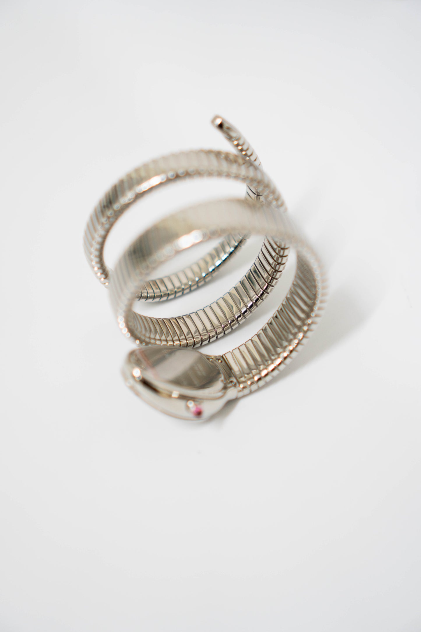 Serpenti Tubogas Watch – Double Spiral (Silver)