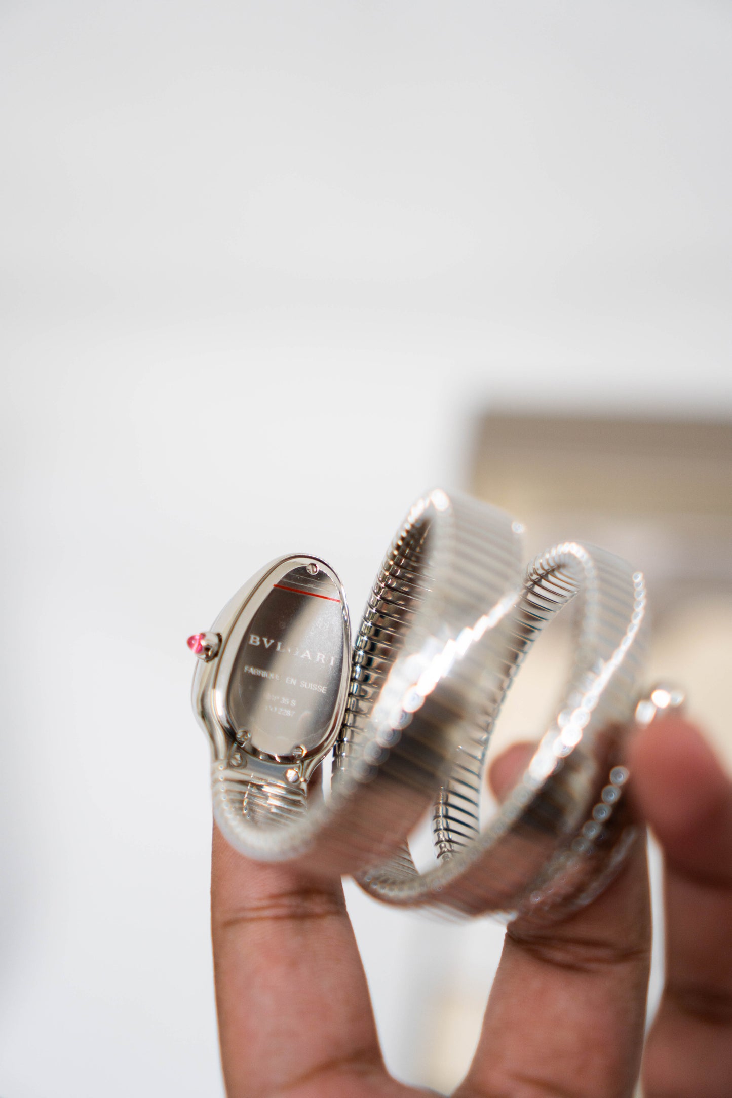 Serpenti Tubogas Watch – Double Spiral (Silver)