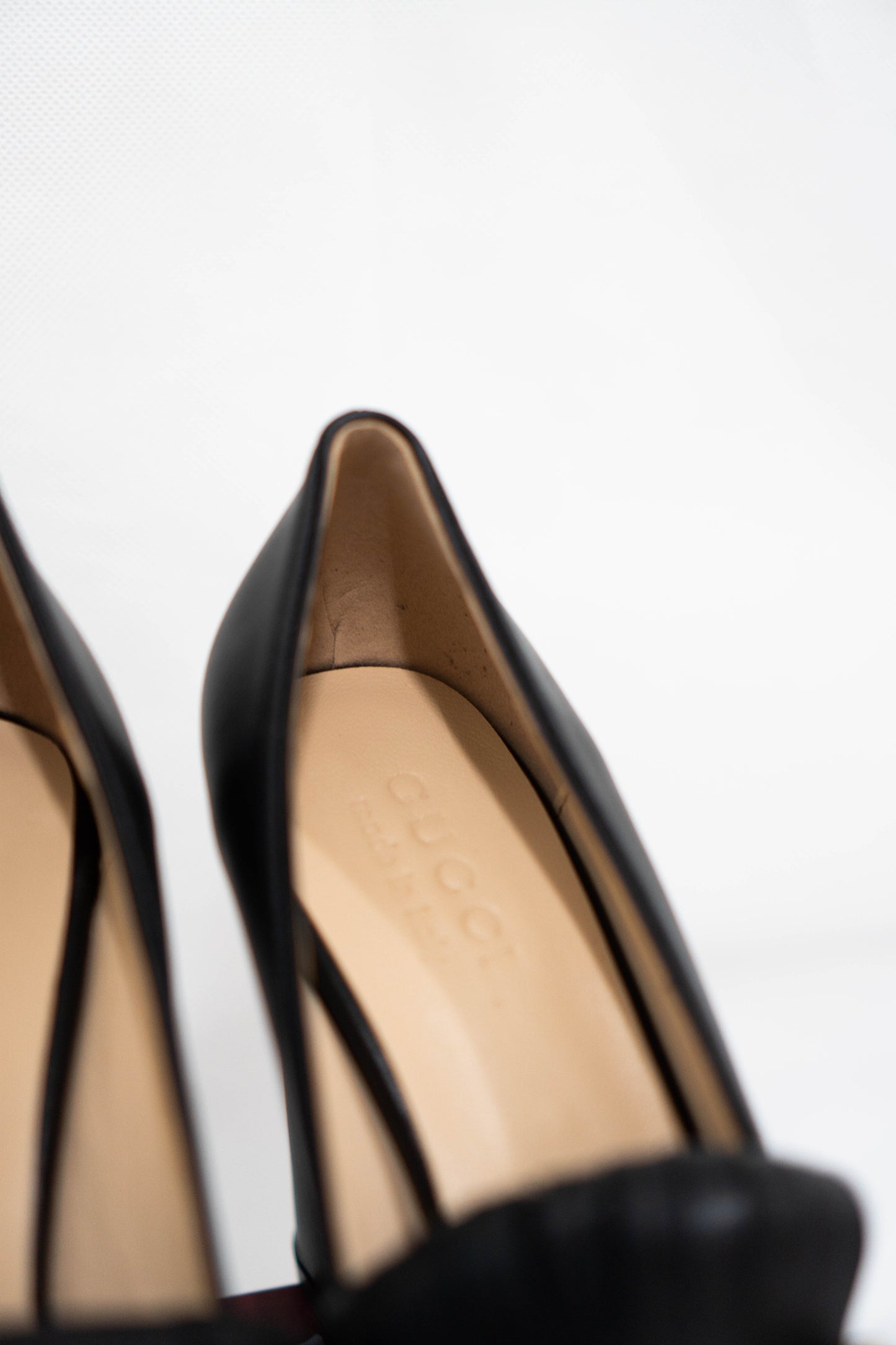 Marmont High-Heel Fringe Pumps – Black