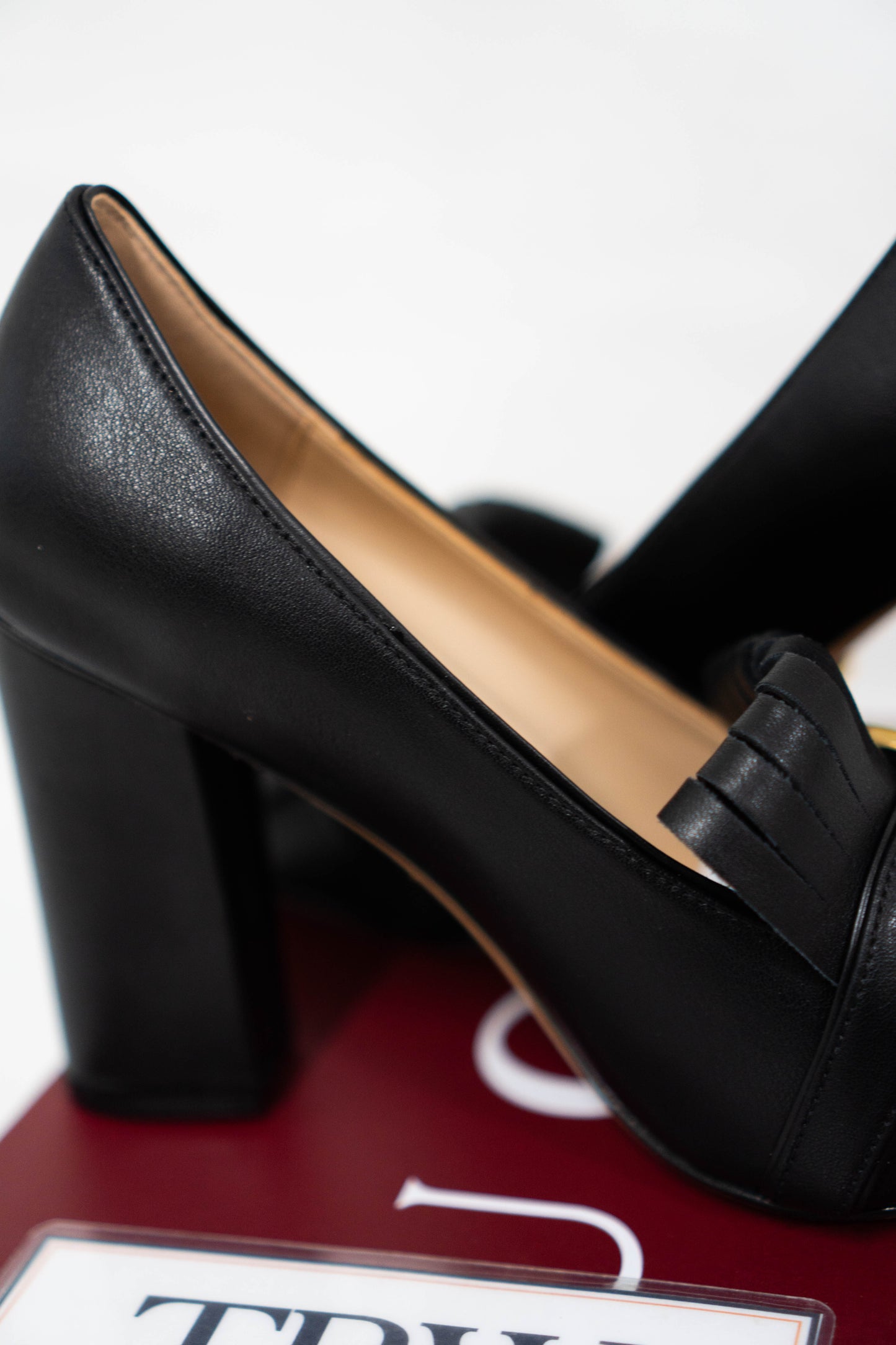Marmont High-Heel Fringe Pumps – Black