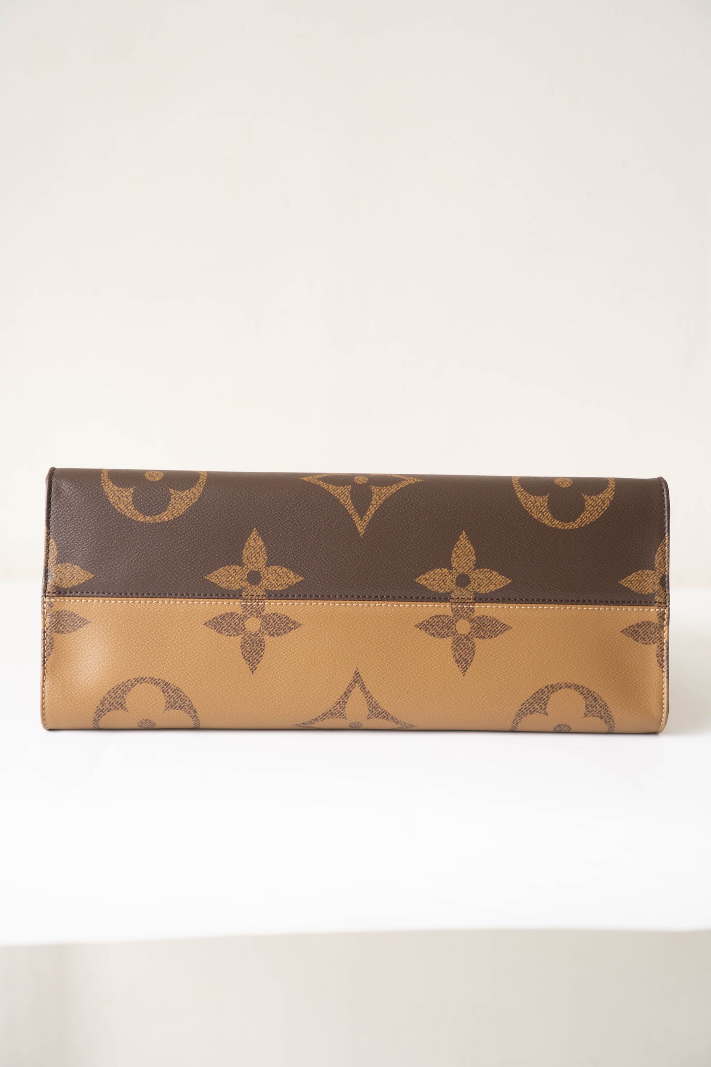 OnTheGo GM Tote Bag in Monogram  & Reverse Monogram with Gold Hardware