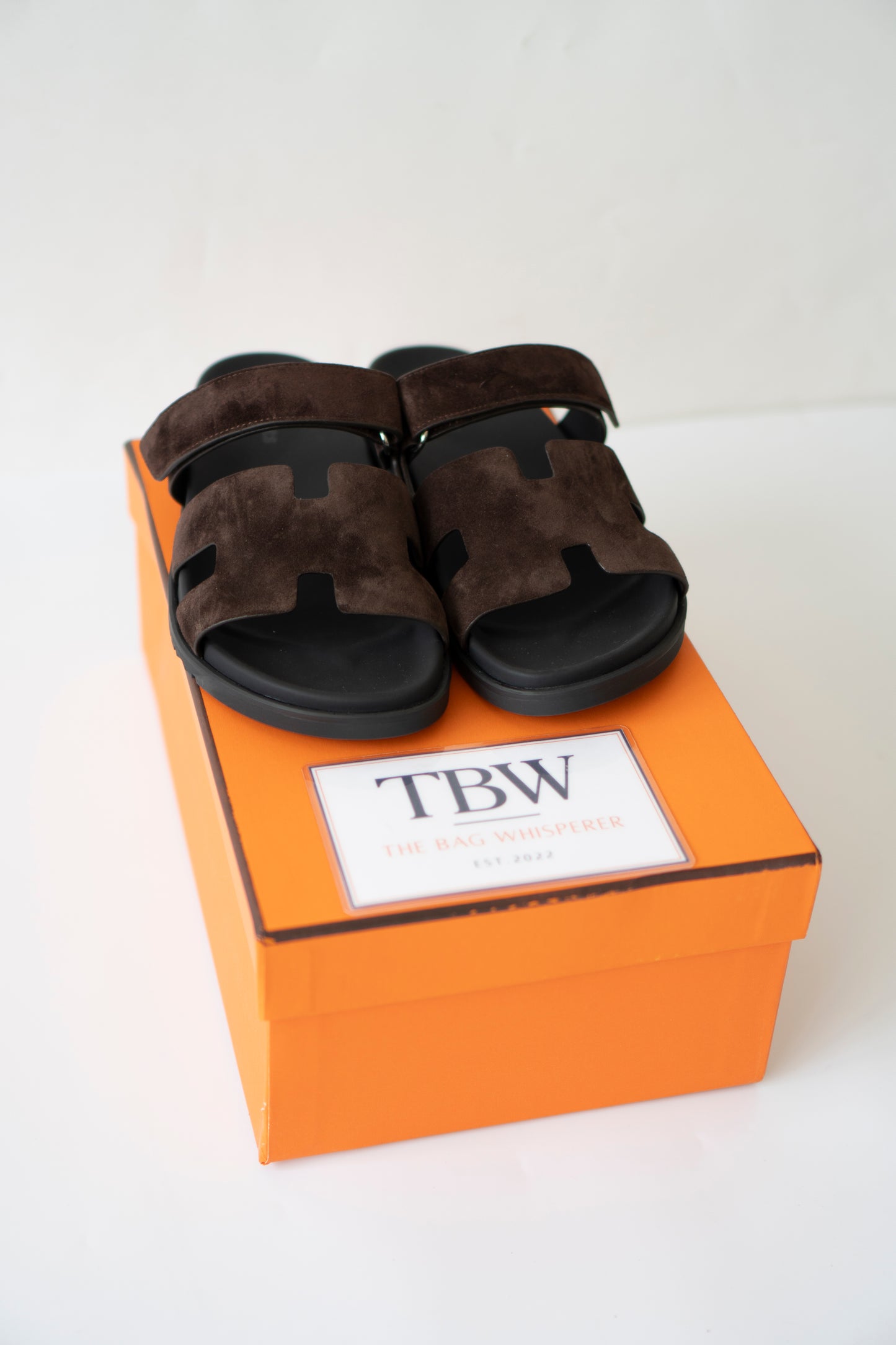 Chypre Sandals – Dark Brown Suede