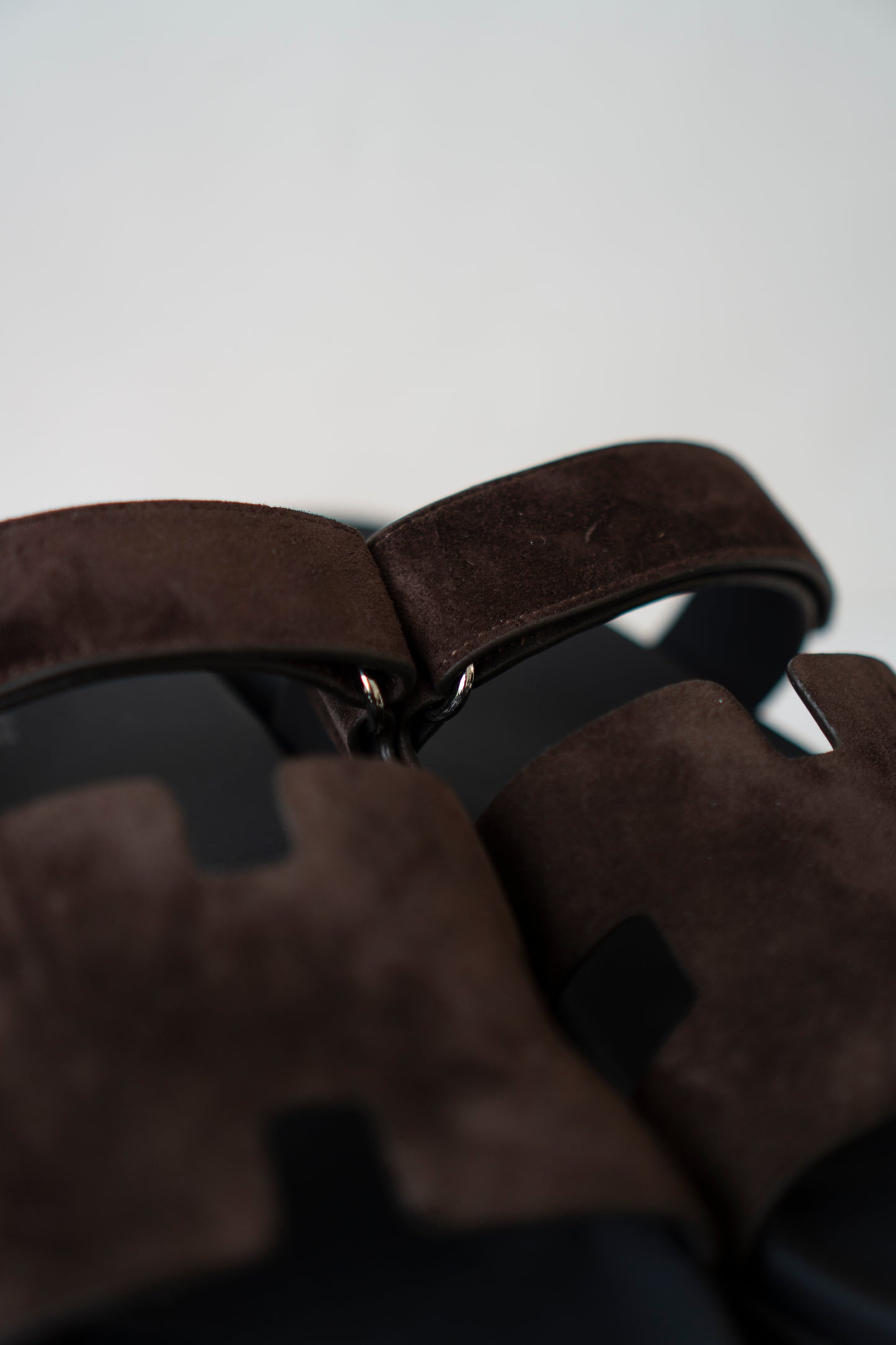 Chypre Sandals – Dark Brown Suede