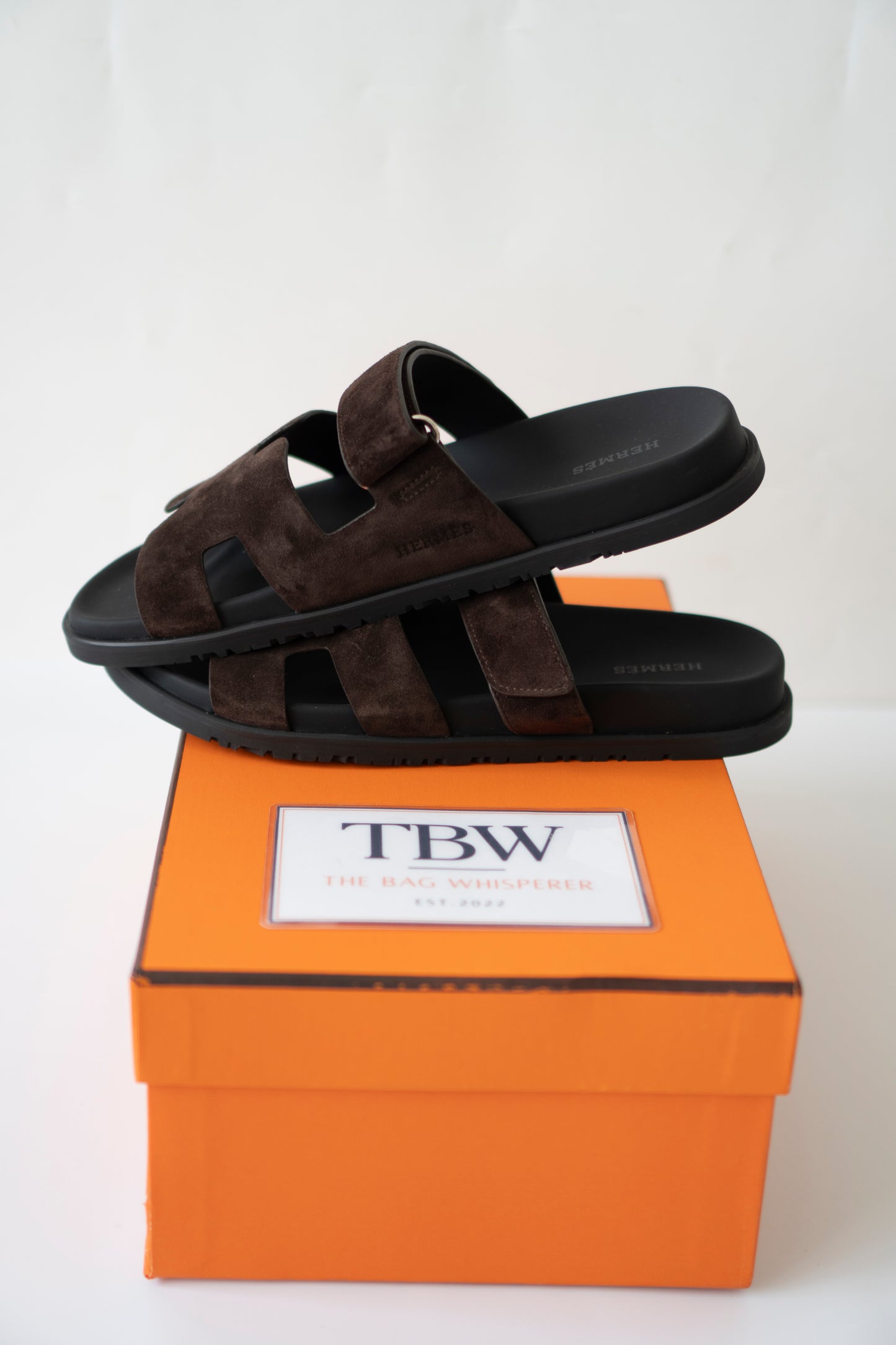 Chypre Sandals – Dark Brown Suede