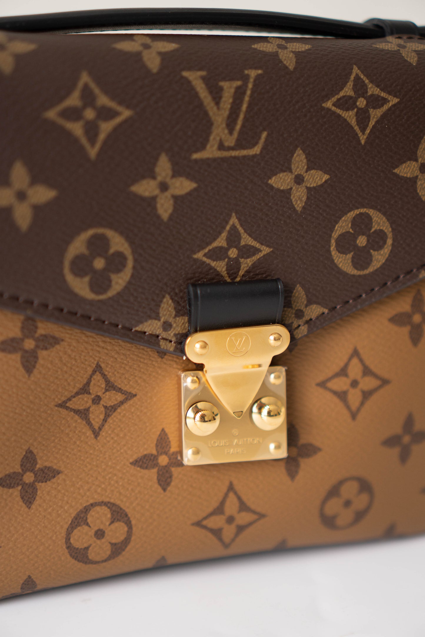 Pochette Metis MM in Monogram and Reverse Monogram with Gold Hardware