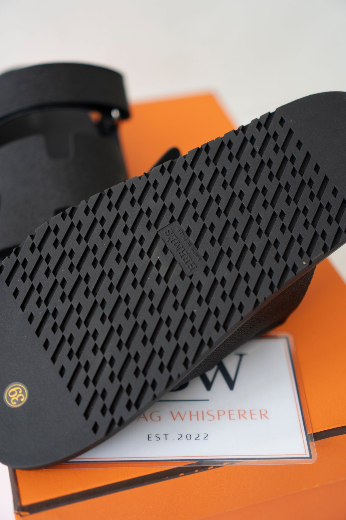 Chypre Sandals – Black Epsom Leather