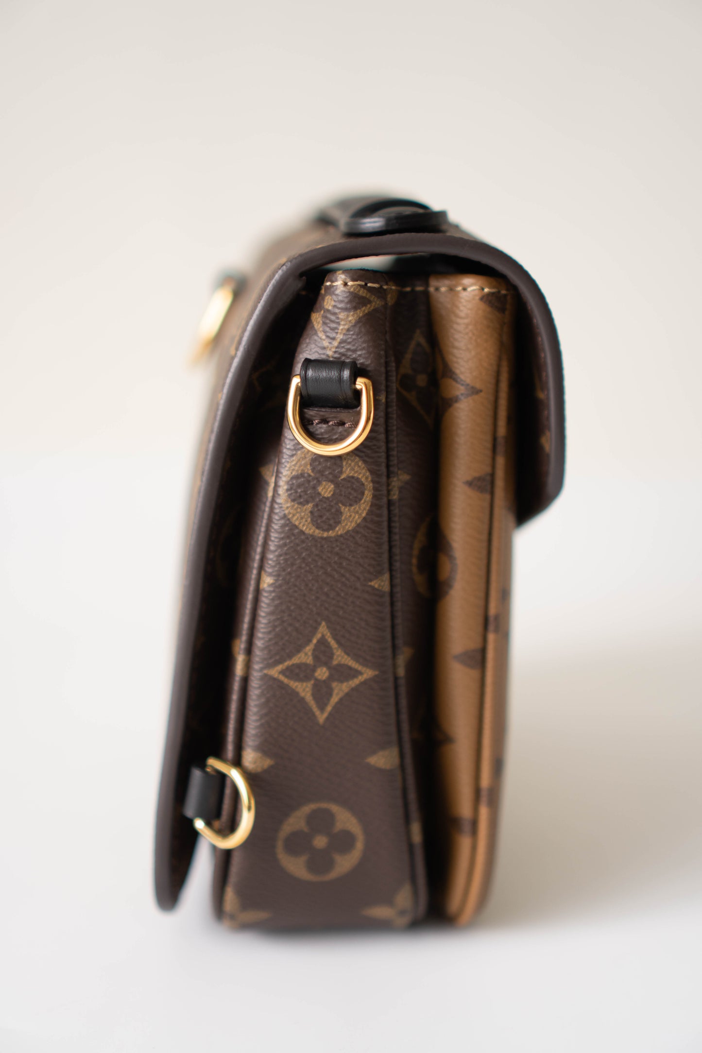 Pochette Metis MM in Monogram and Reverse Monogram with Gold Hardware