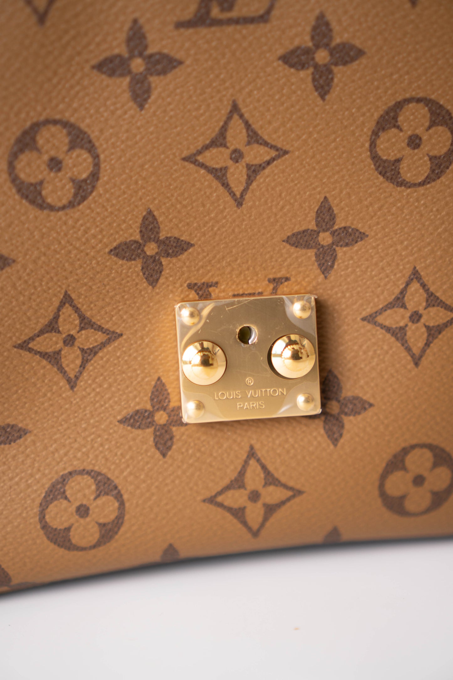 Pochette Metis MM in Monogram and Reverse Monogram with Gold Hardware
