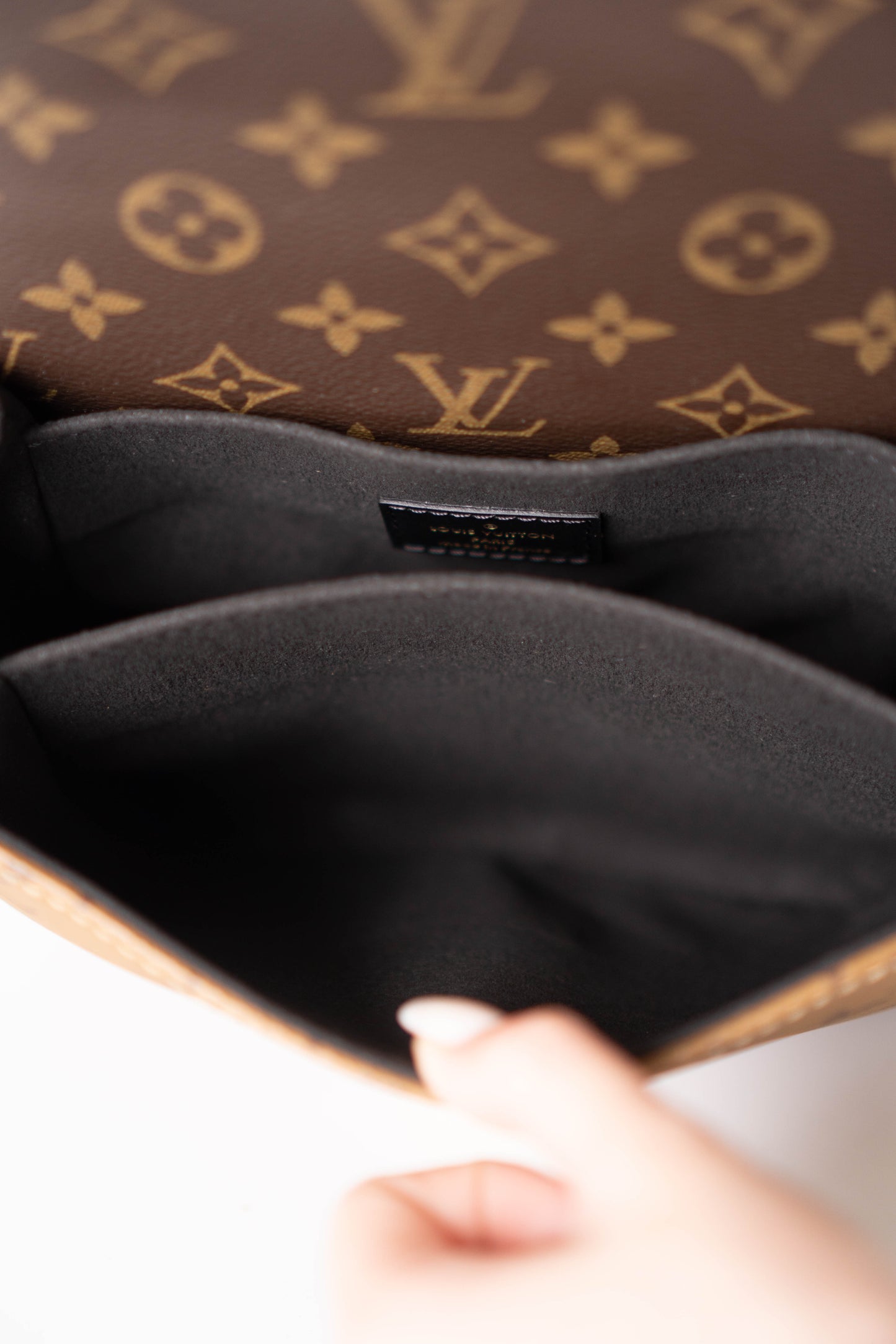 Pochette Metis MM in Monogram and Reverse Monogram with Gold Hardware