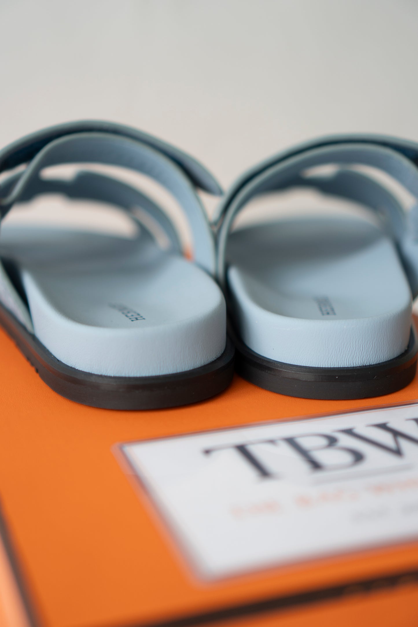Chypre Sandals – Ice Blue Suede
