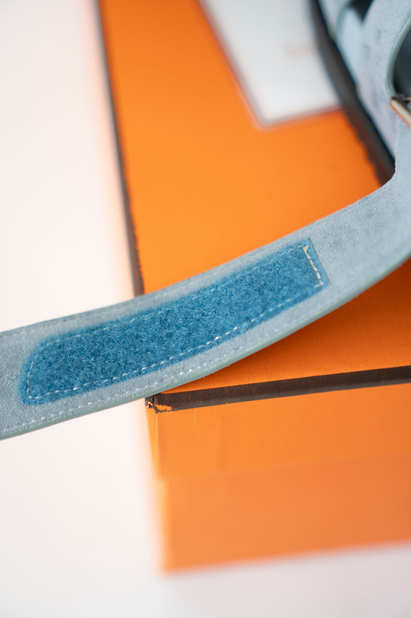 Chypre Sandals – Ice Blue Suede