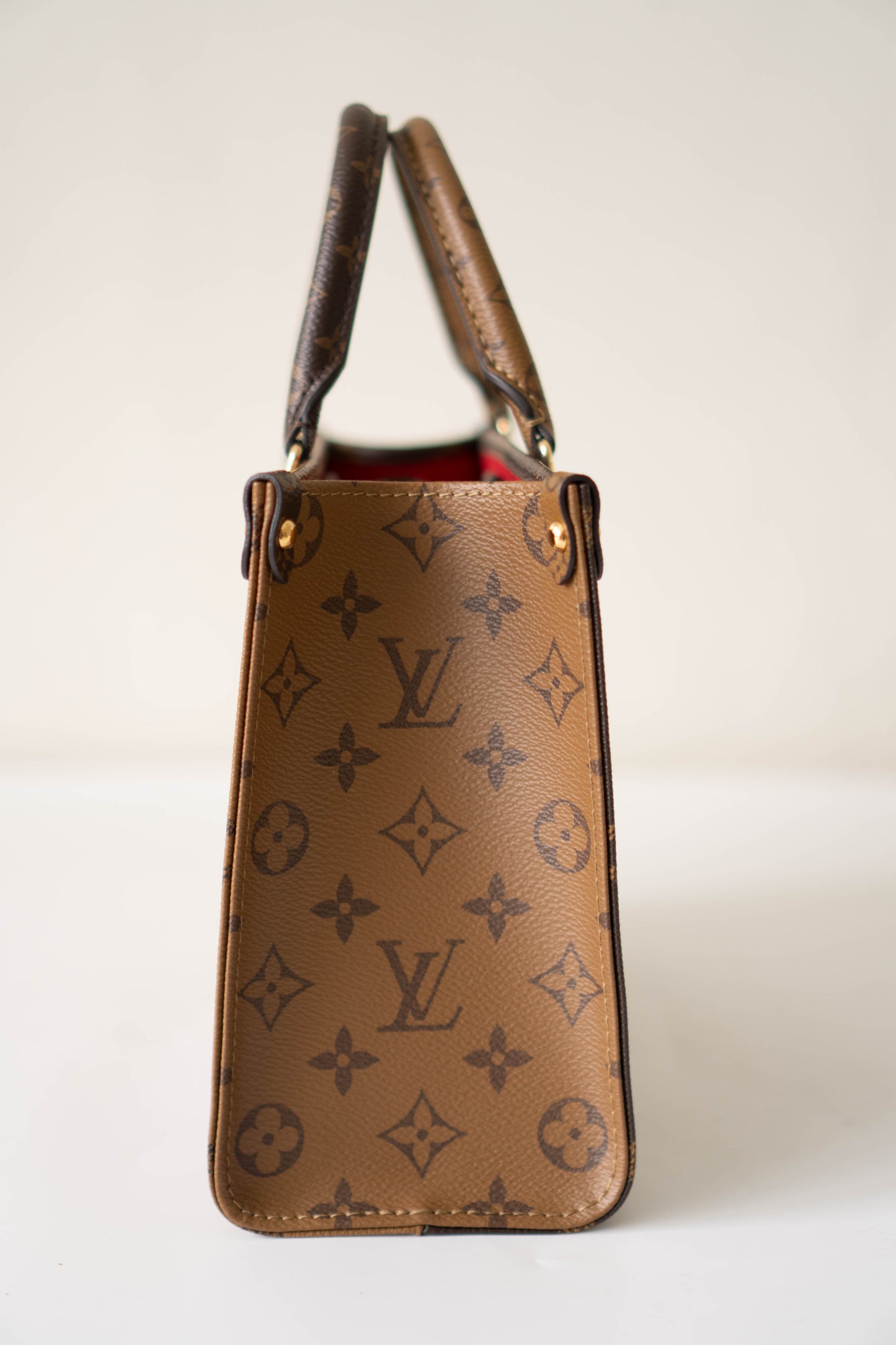 OnTheGo PM in Monogram & Reverse Monogram With Gold Hardware