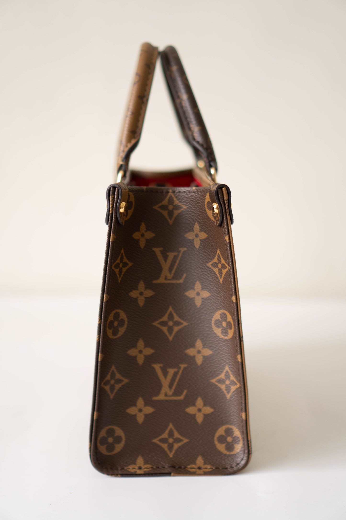 OnTheGo PM in Monogram & Reverse Monogram With Gold Hardware