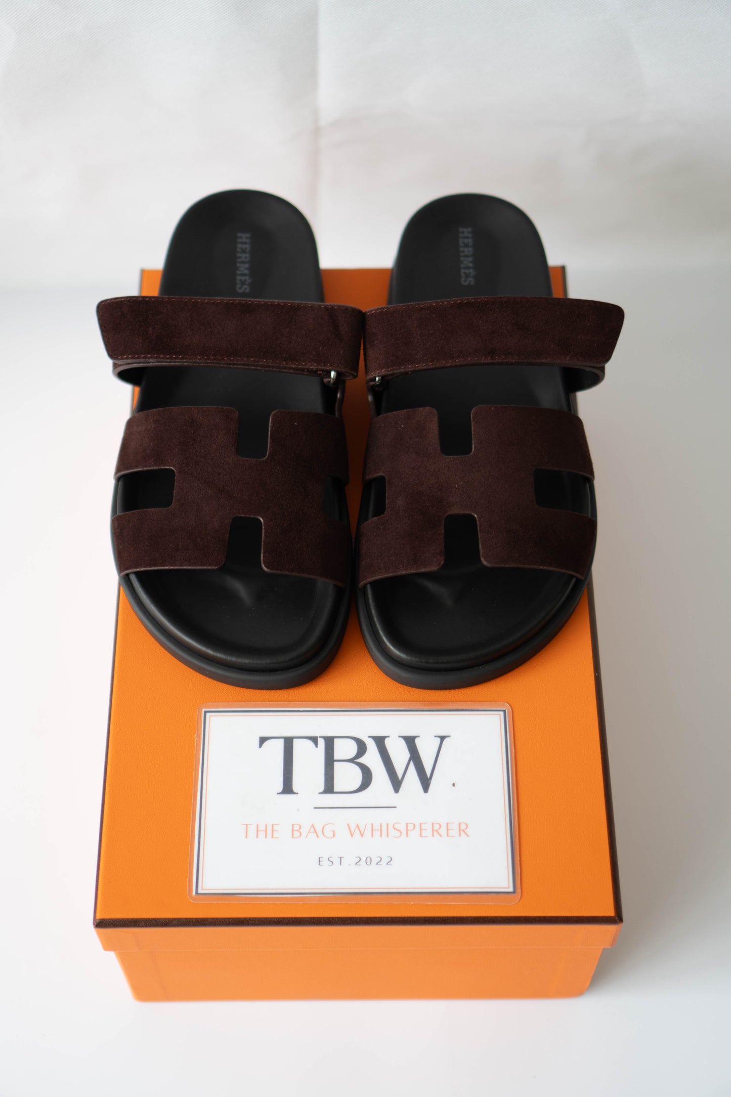 Chpyre Sandals – Dark Brown Suede