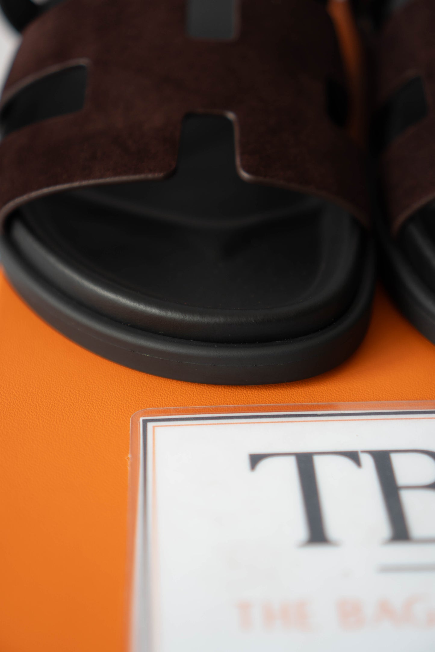 Chpyre Sandals – Dark Brown Suede