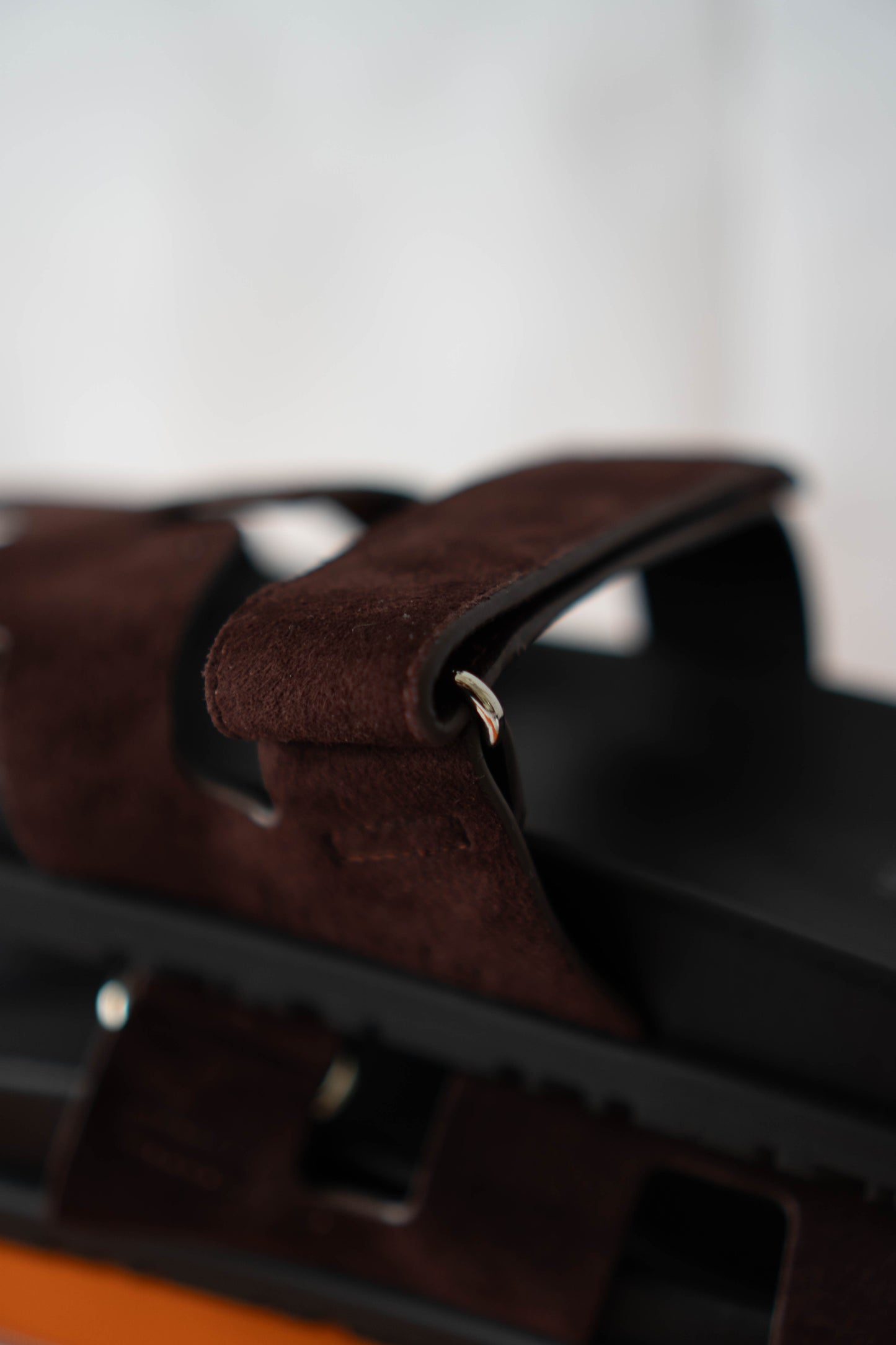 Chpyre Sandals – Dark Brown Suede