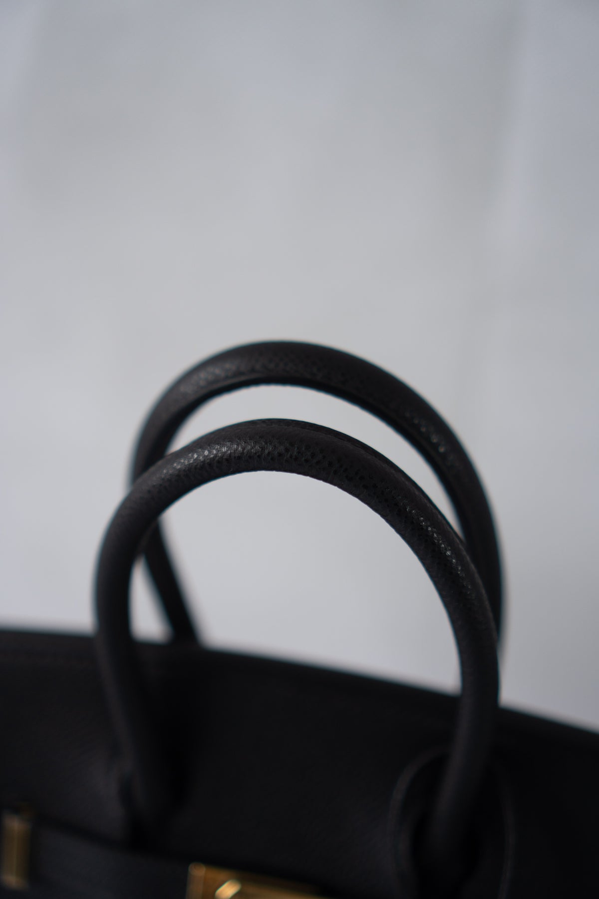 BK 25 Sellier – Black Epsom Leather with Gold Hardware