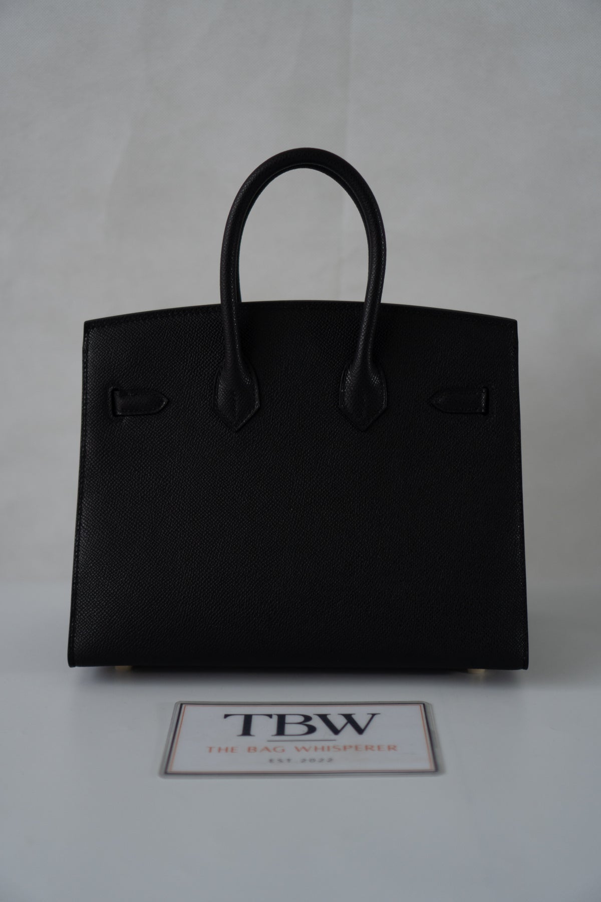 BK 25 Sellier – Black Epsom Leather with Gold Hardware