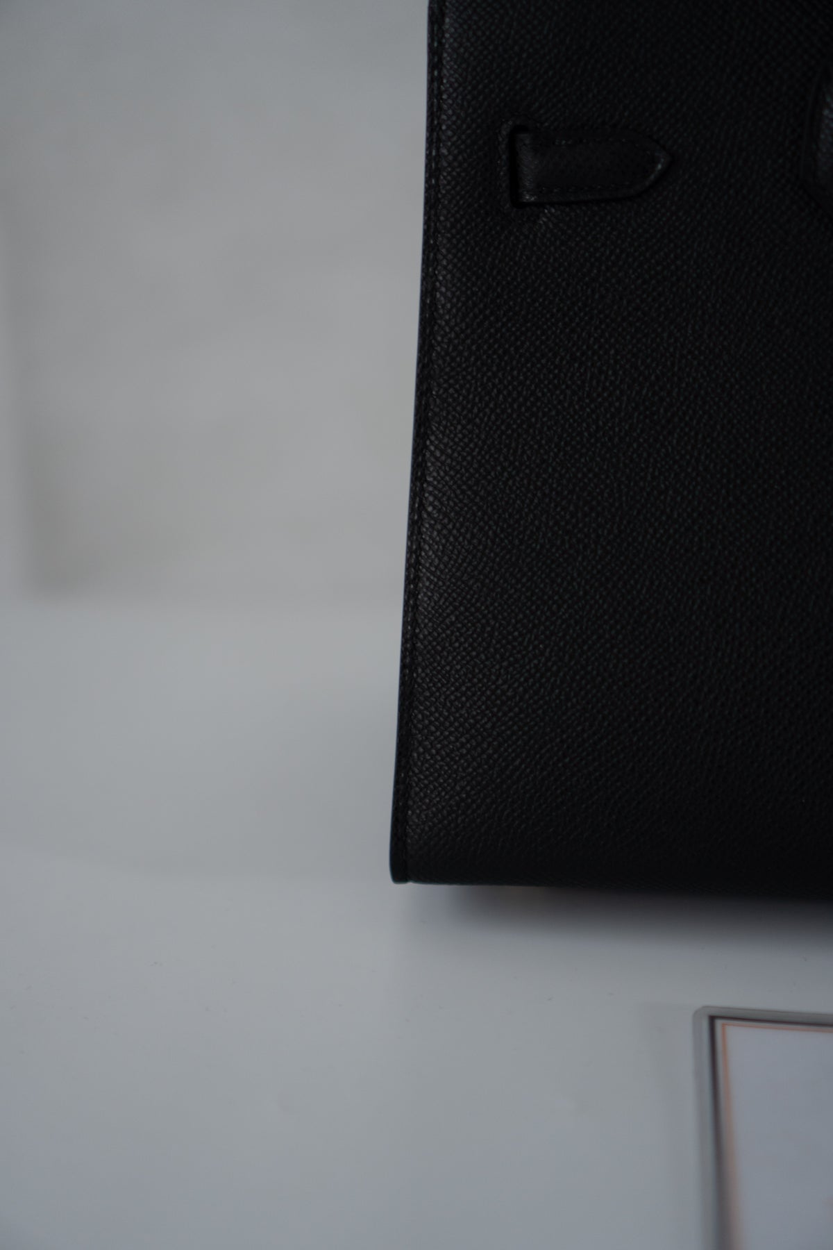 BK 25 Sellier – Black Epsom Leather with Gold Hardware