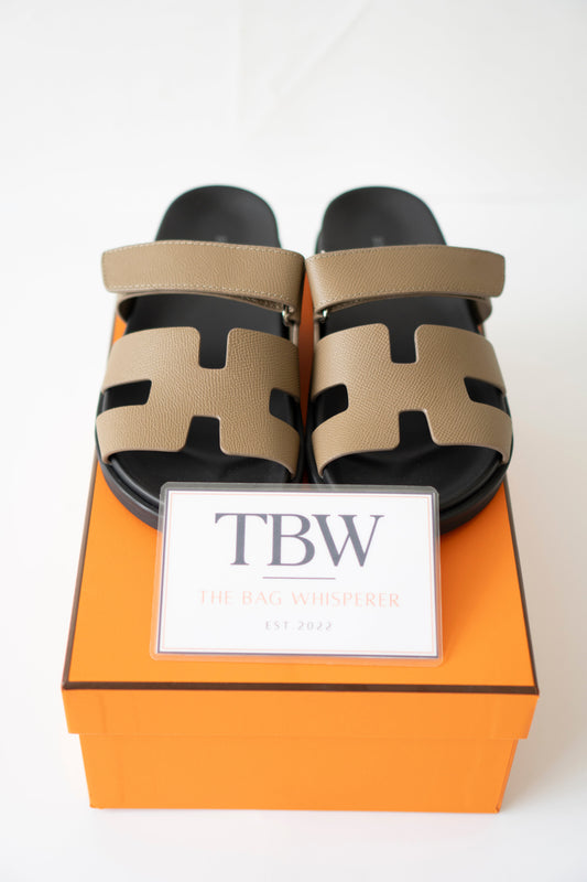 Chypre Sandals – Etoupe Epsom