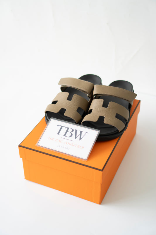 Chypre Sandals – Etoupe Epsom