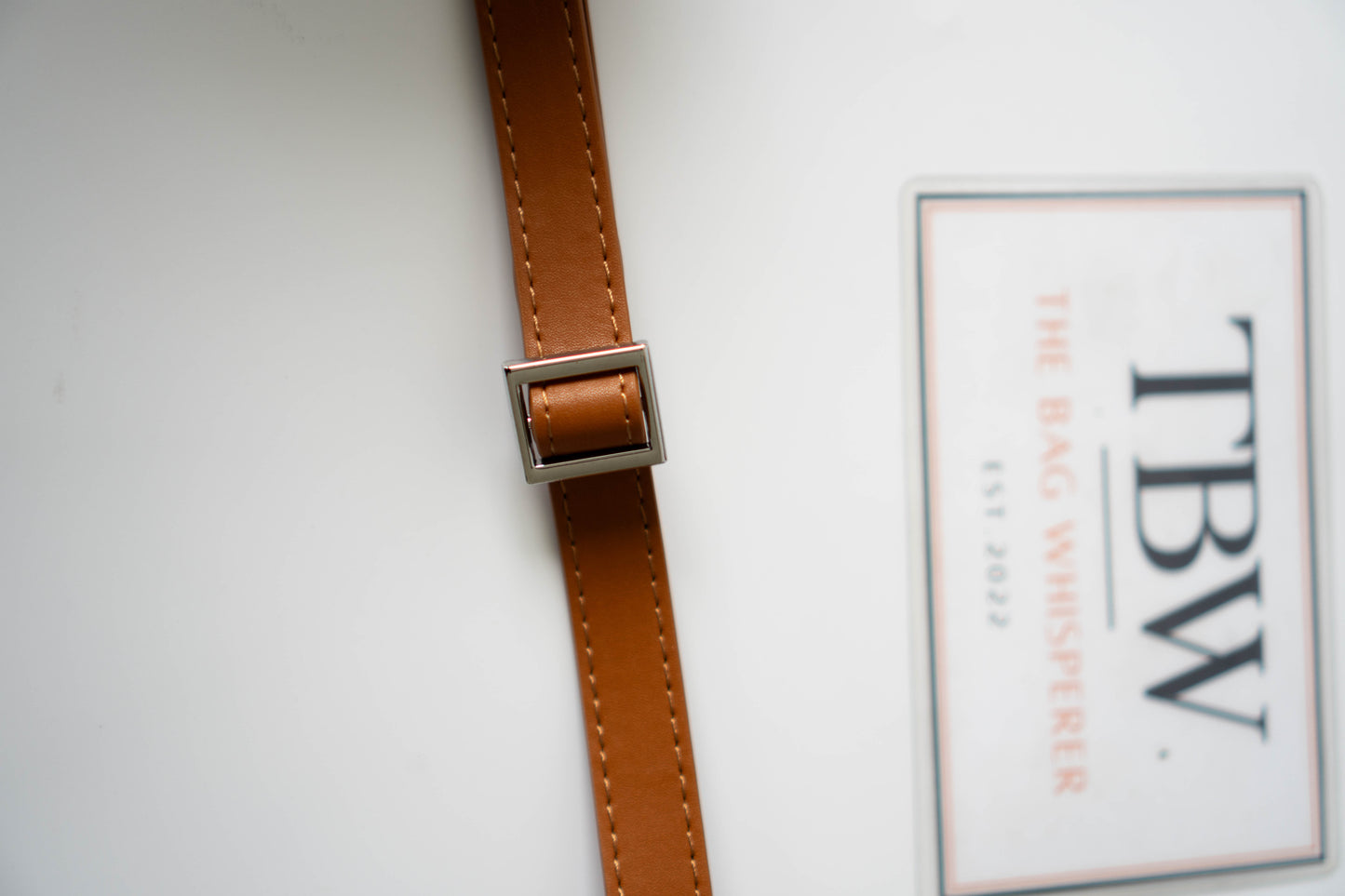 Aluminum Crossbody Case – Silver with Desert Sand Leather