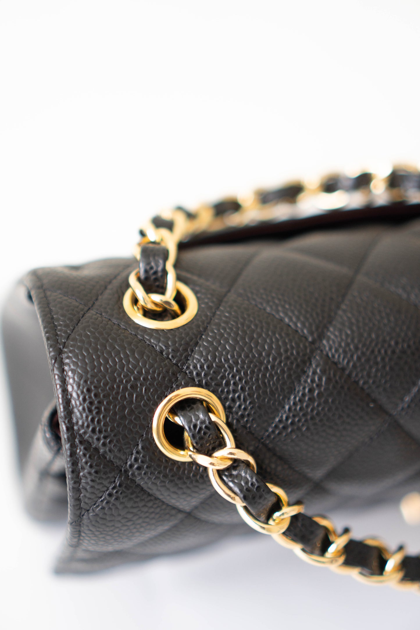 Jumbo Classic Flap – Black Caviar Leather with Gold Hardware