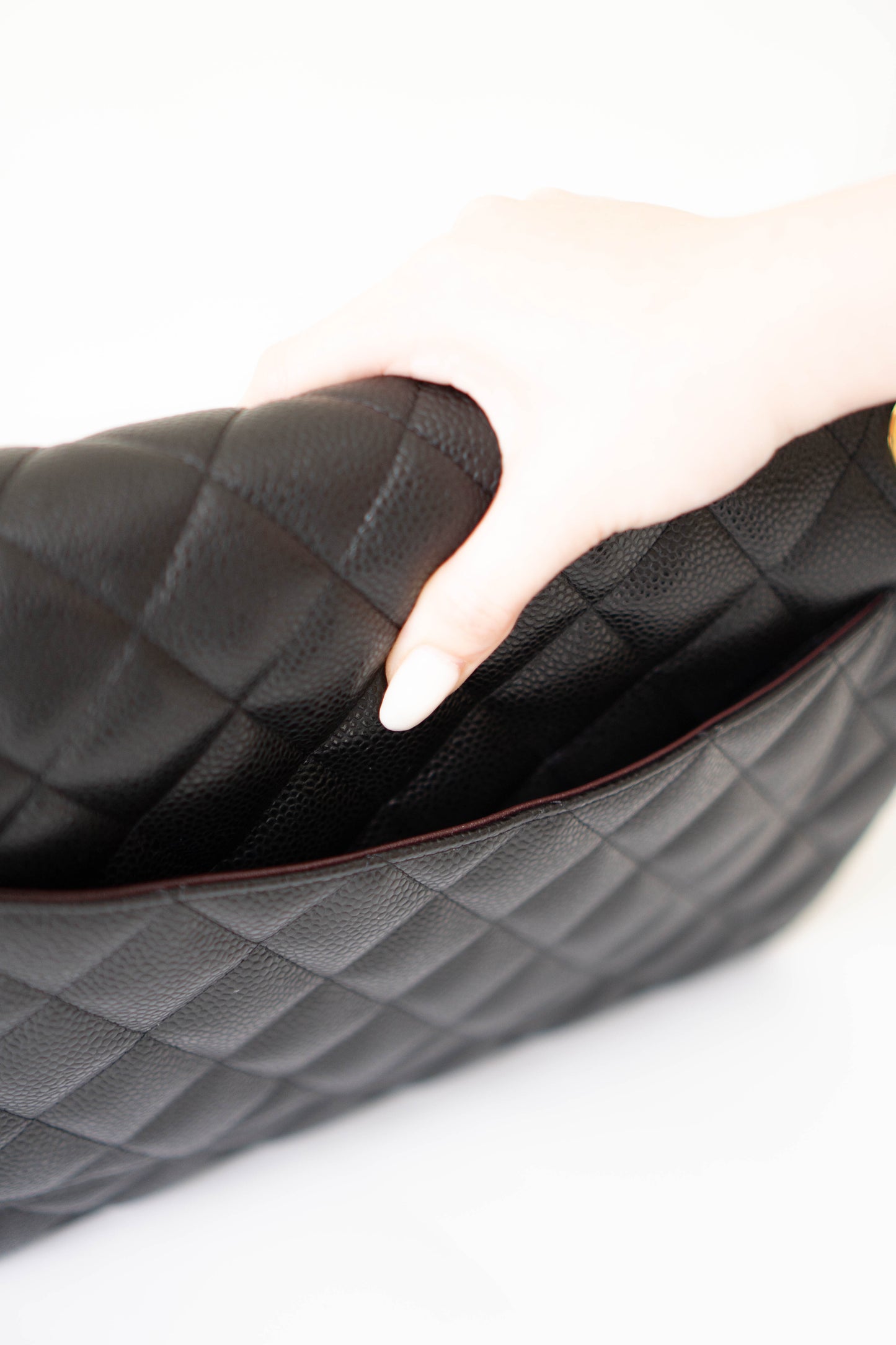 Classic Flap in Jumbo Black Caviar with Gold Hardware
