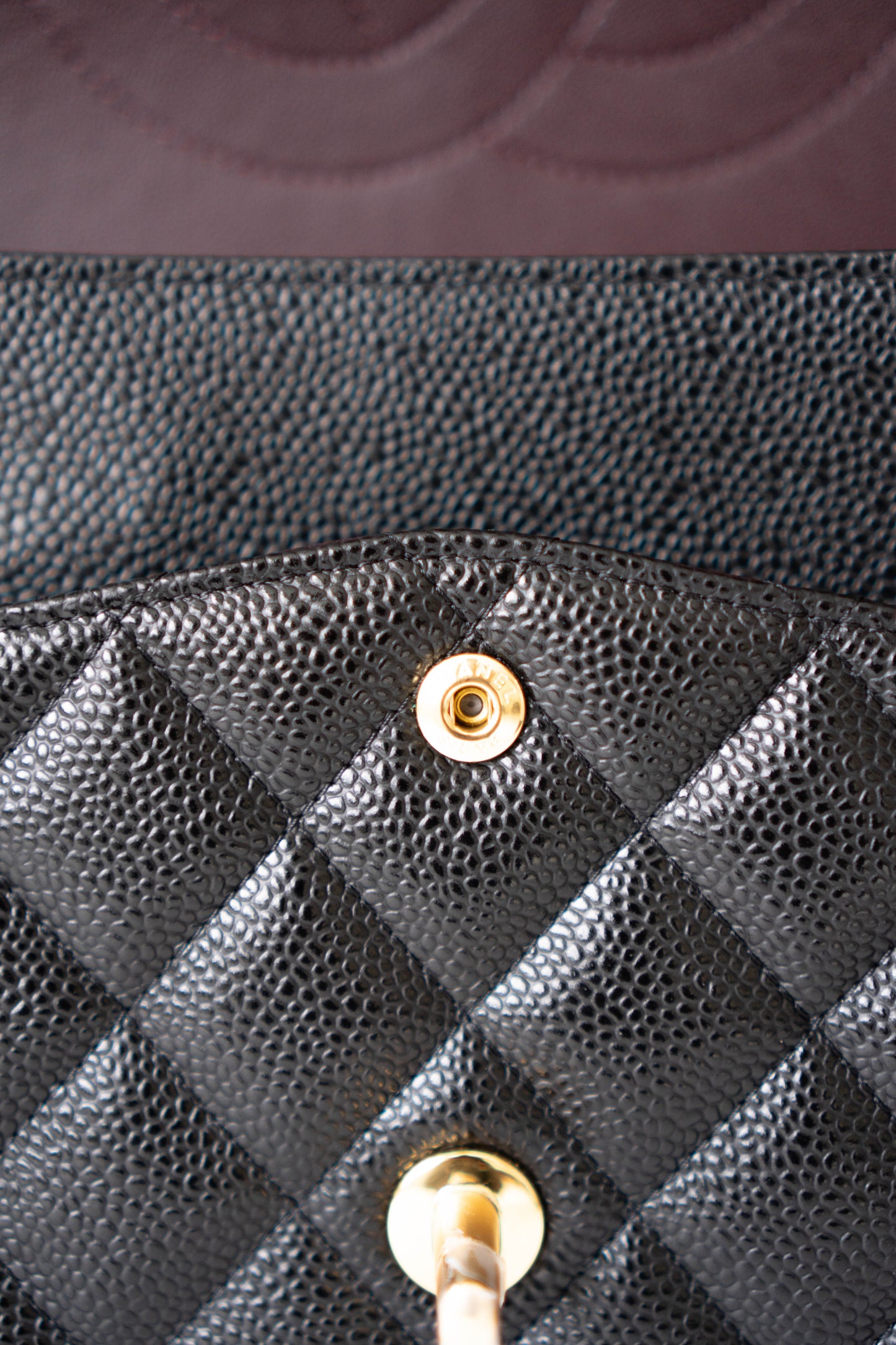 Classic Flap in Jumbo Black Caviar with Gold Hardware