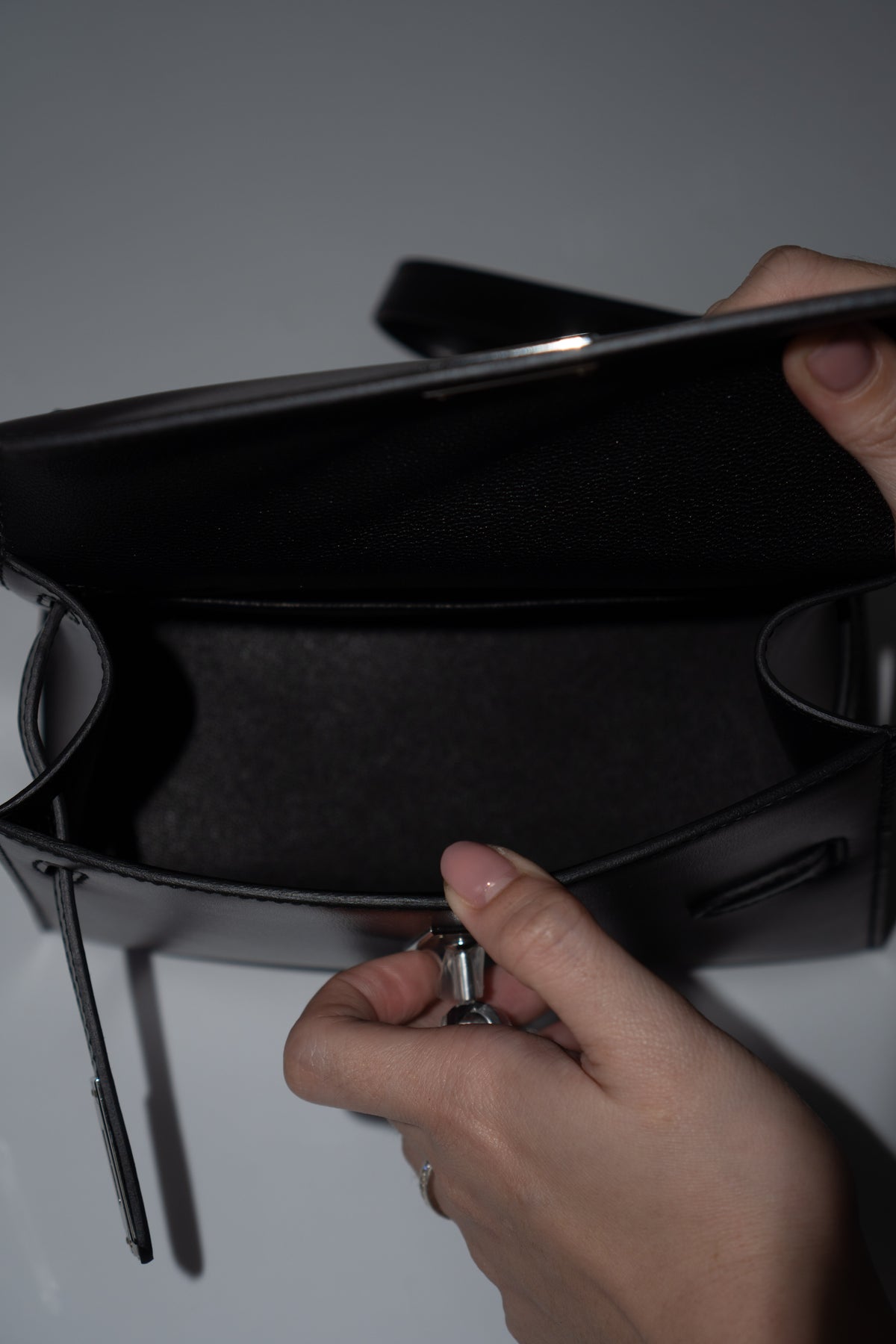 KL Desordre – Black Box Calfskin with Palladium Hardware