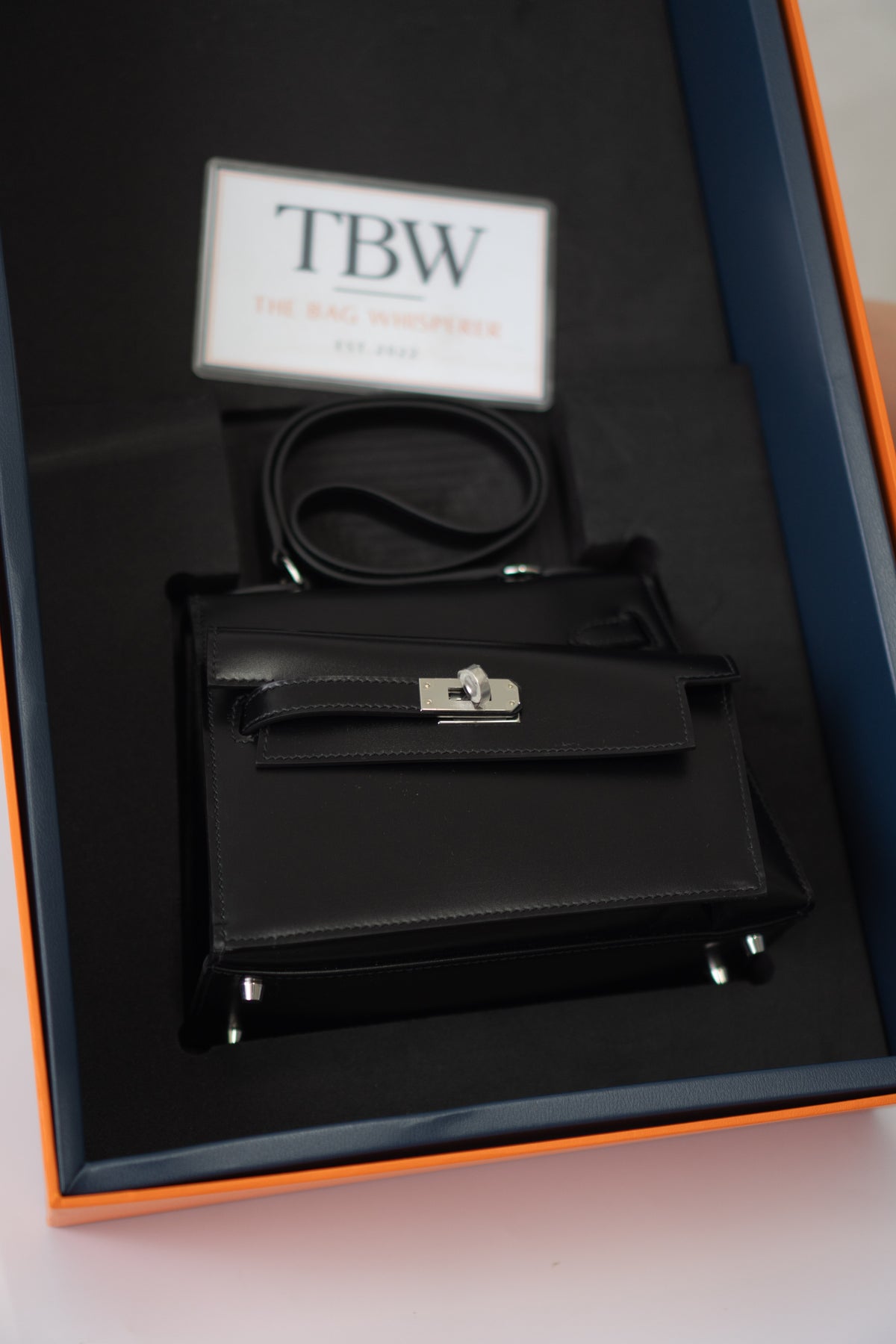 KL Desordre – Black Box Calfskin with Palladium Hardware