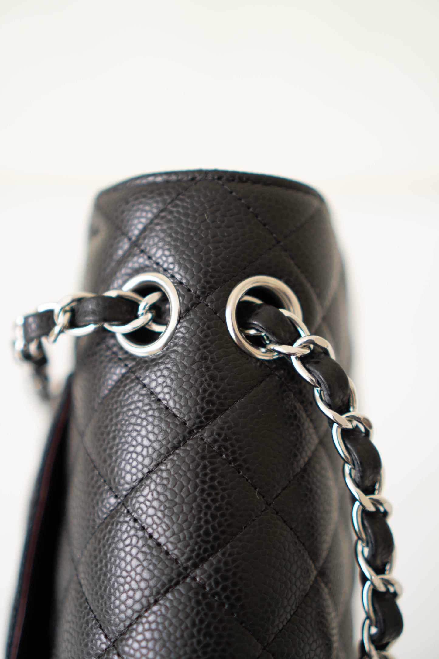 Classic Flap Medium – Black Caviar Leather with Silver Hardware