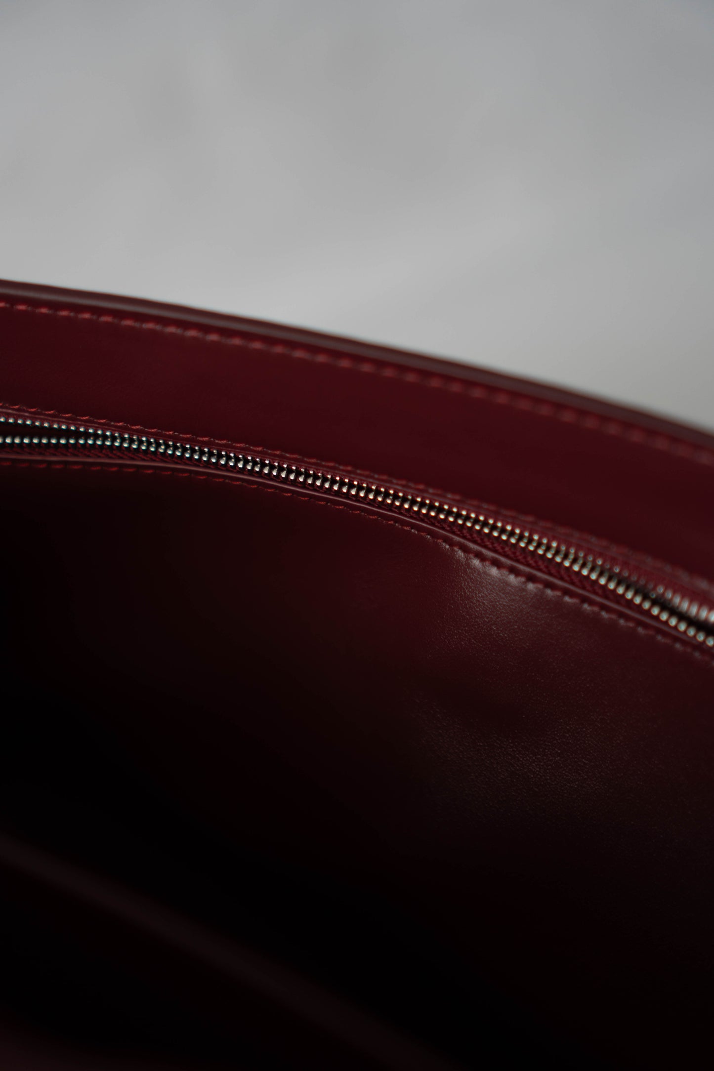 Maxi "Souplissimo" Flap Bag – Burgundy Caviar with Silver Hardware