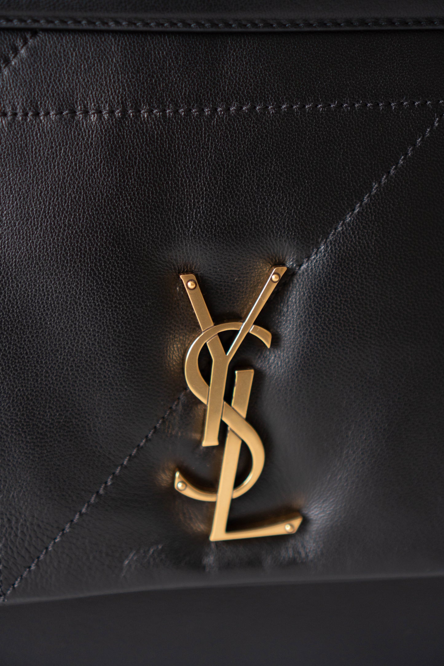 Jamie 4.3 Large In Black Lambskin with Gold Hardware