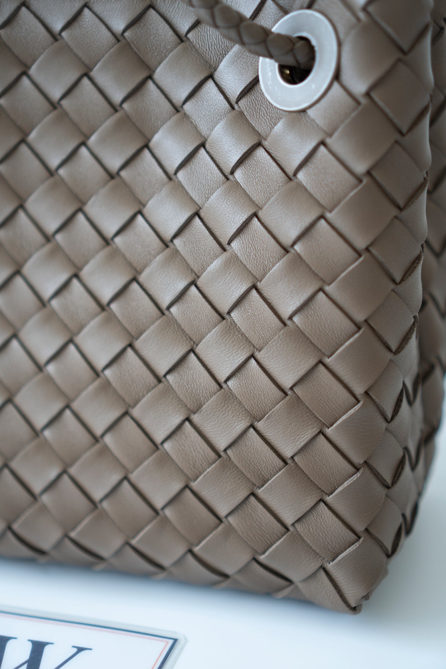 Small Andiamo – Taupe with Gold Hardware